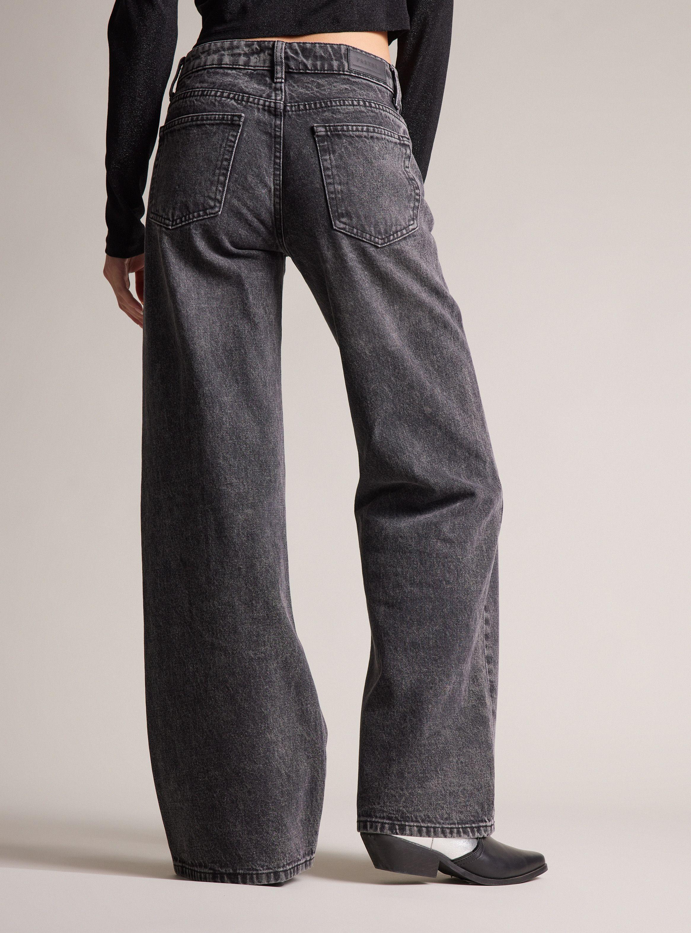 Jeans Snow Wash Tiro Bajo-1