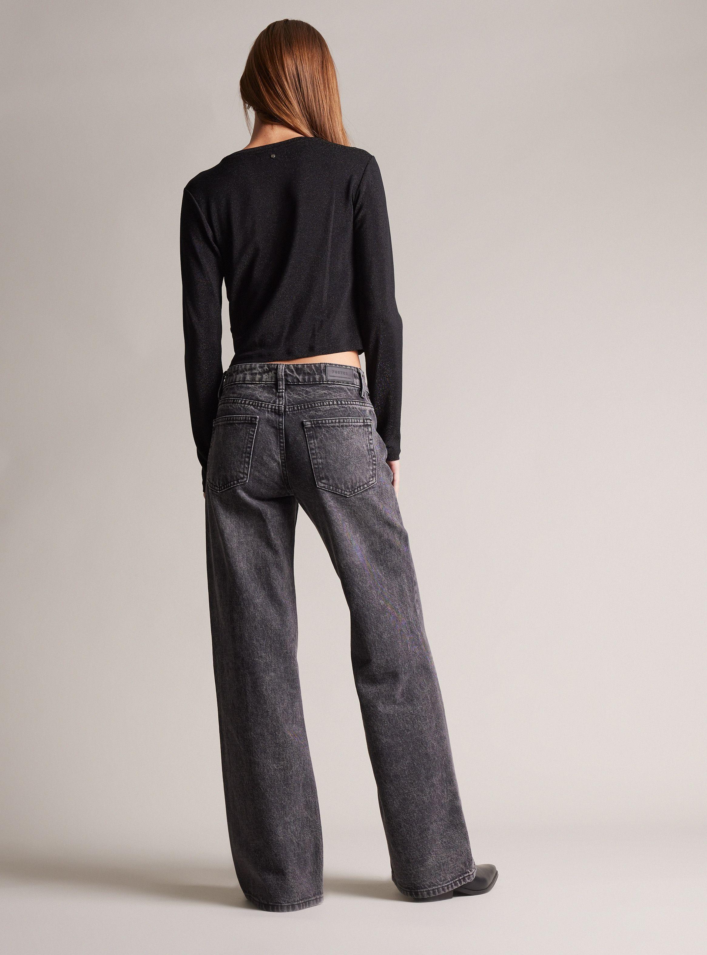 Jeans Snow Wash Tiro Bajo-5