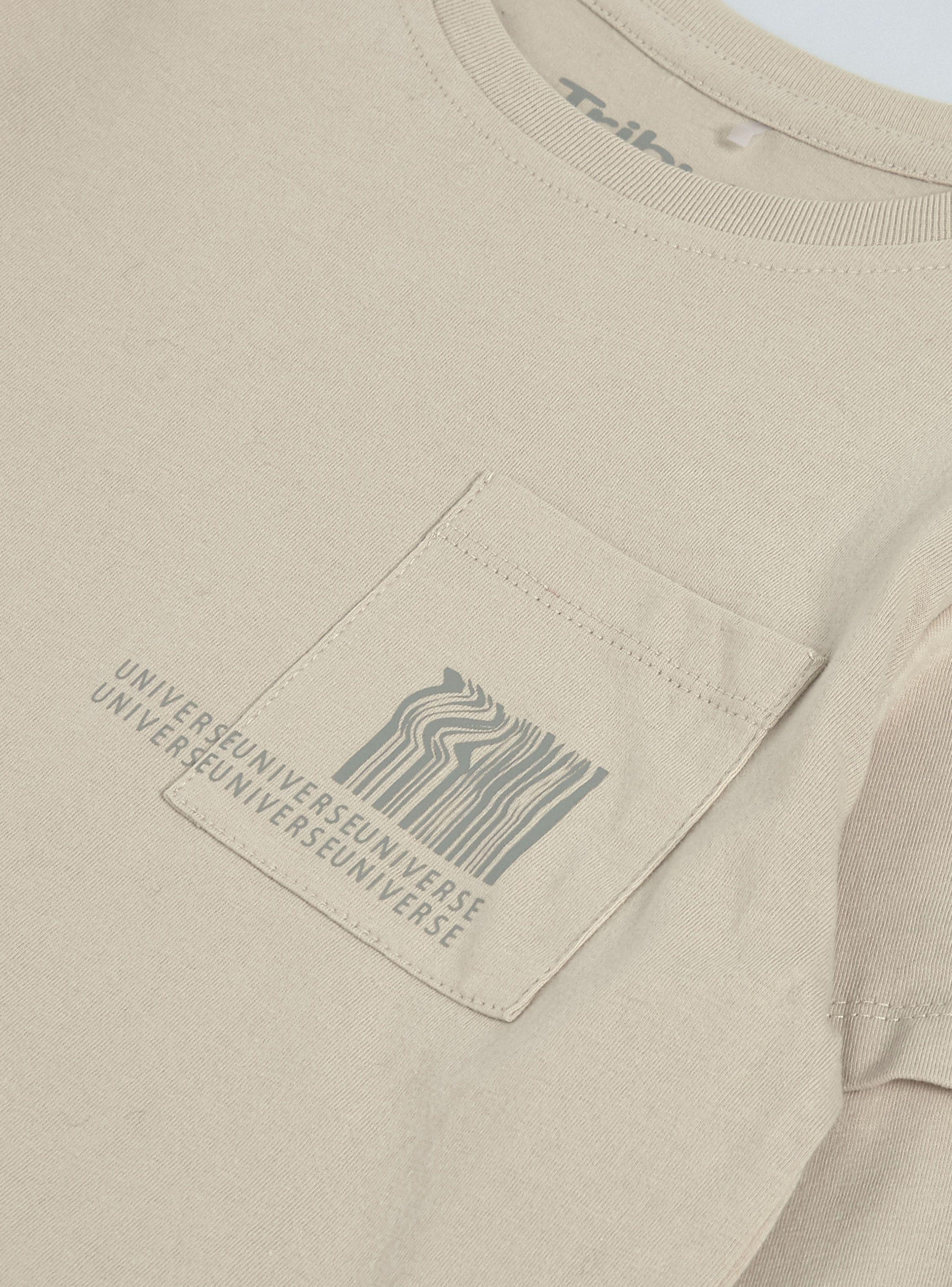 Polera Doble Manga Con Bolsillo Estampado-4