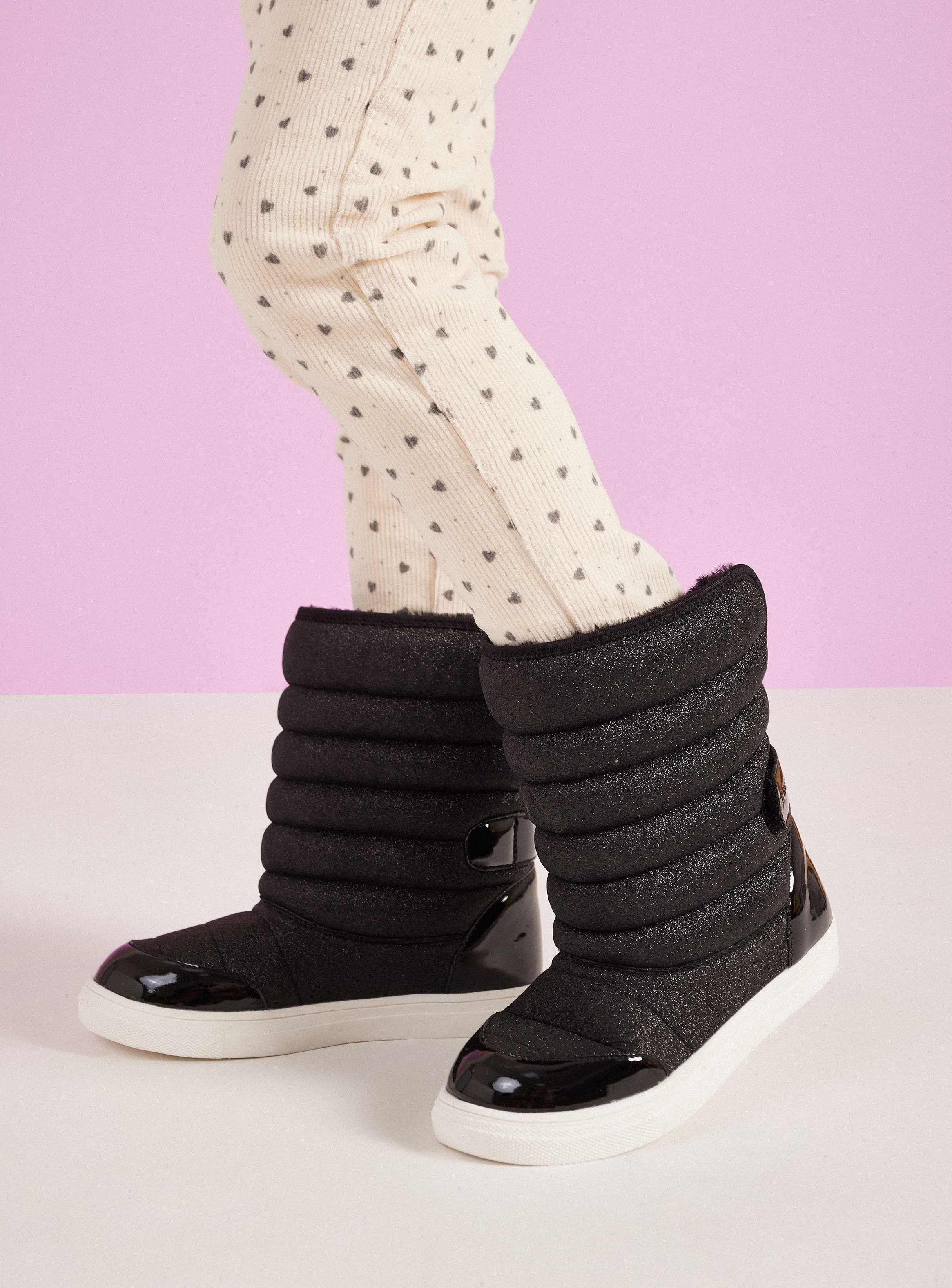 Botín Moonboot Acolchado Forro Felpa Unisex-0