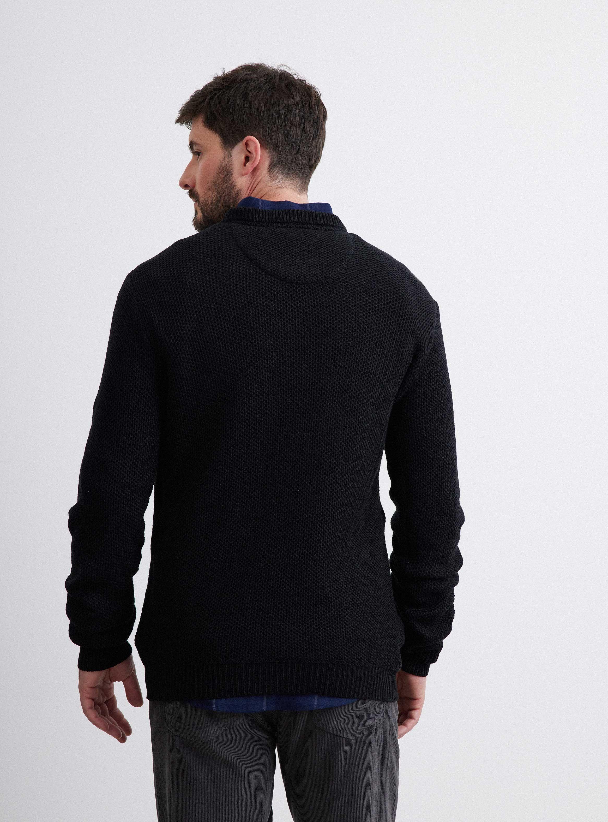 Sweater Cuello Grueso Redondo-1