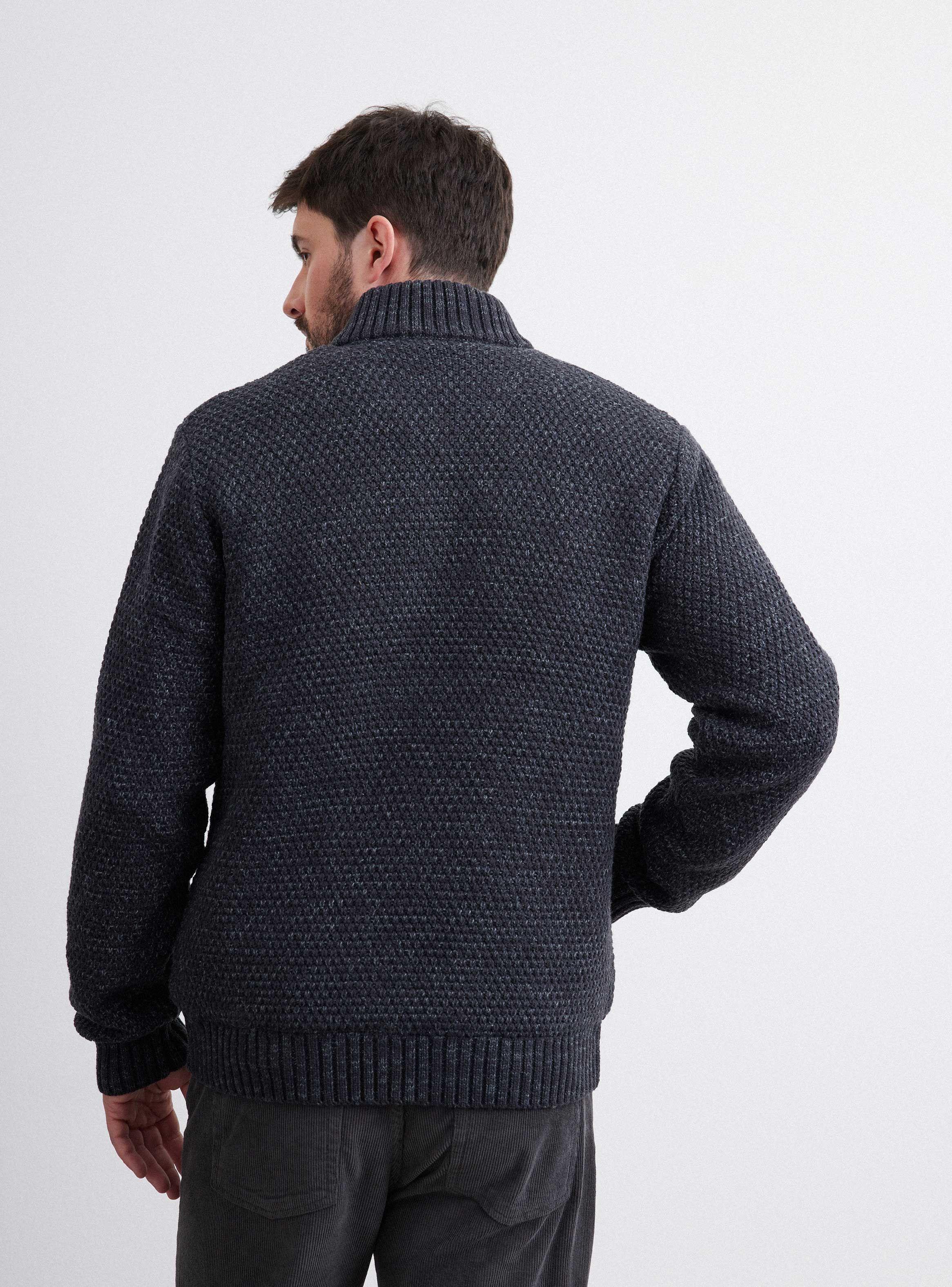 Sweater Full Zipper Grueso Tipo Chaqueta-1