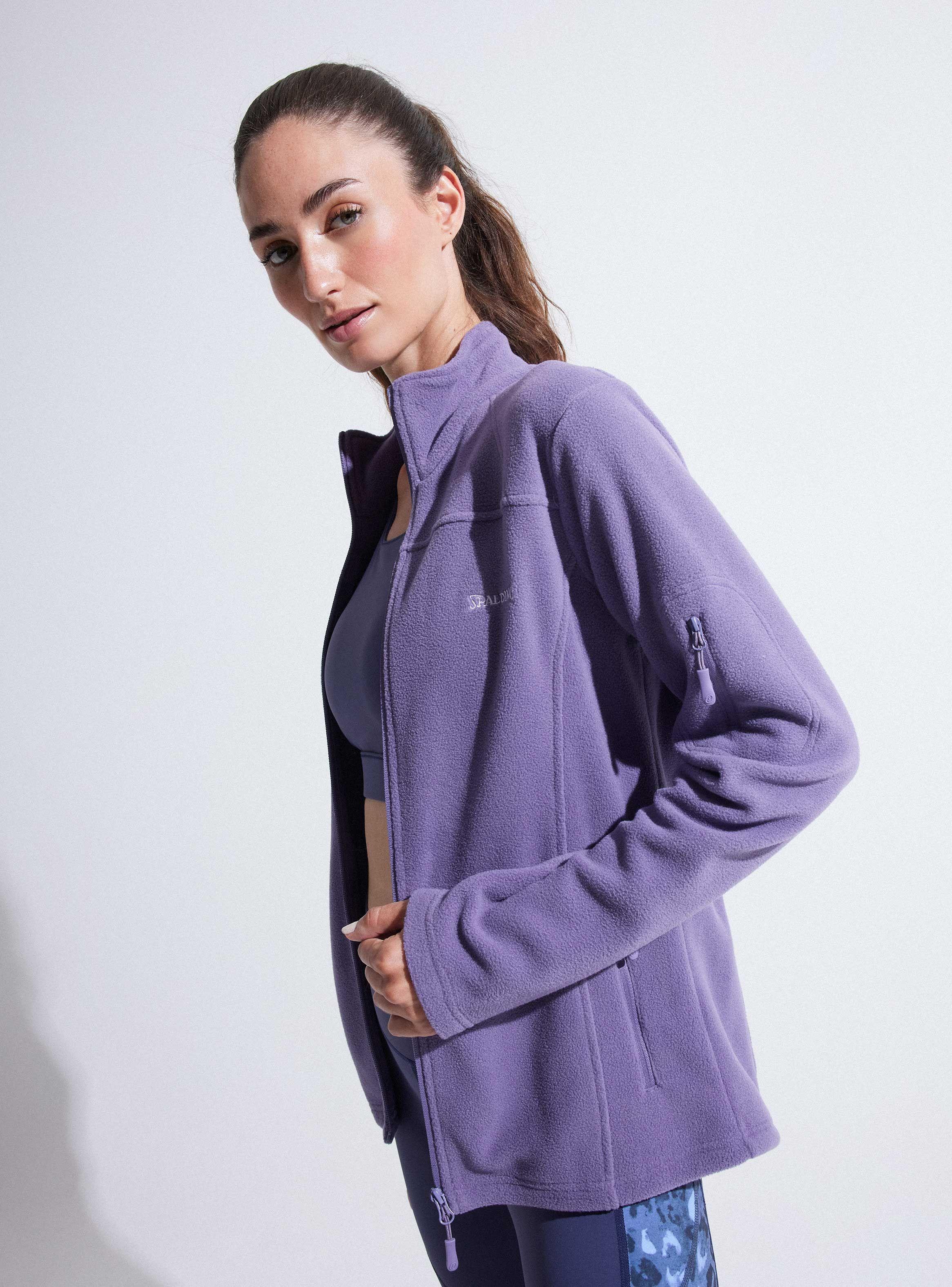 Polerón Cierre Completo Cuello Alto Spalding | Paris.cl