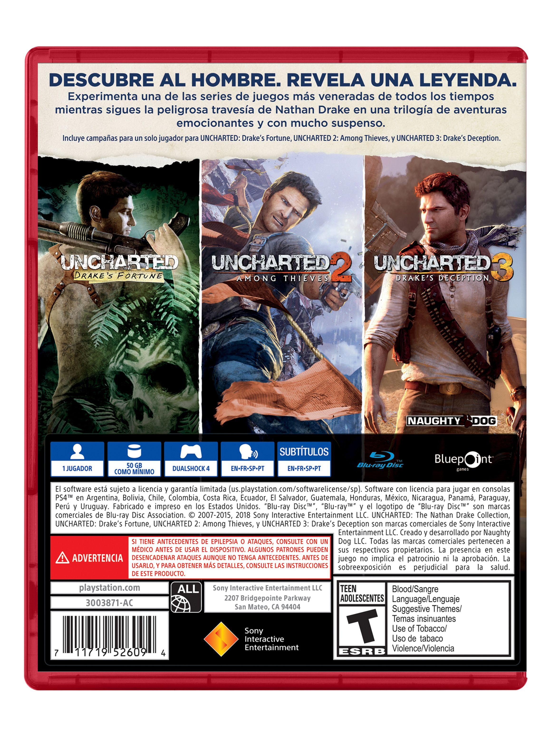 Juego PlayStation PS4 Uncharted Collection-1