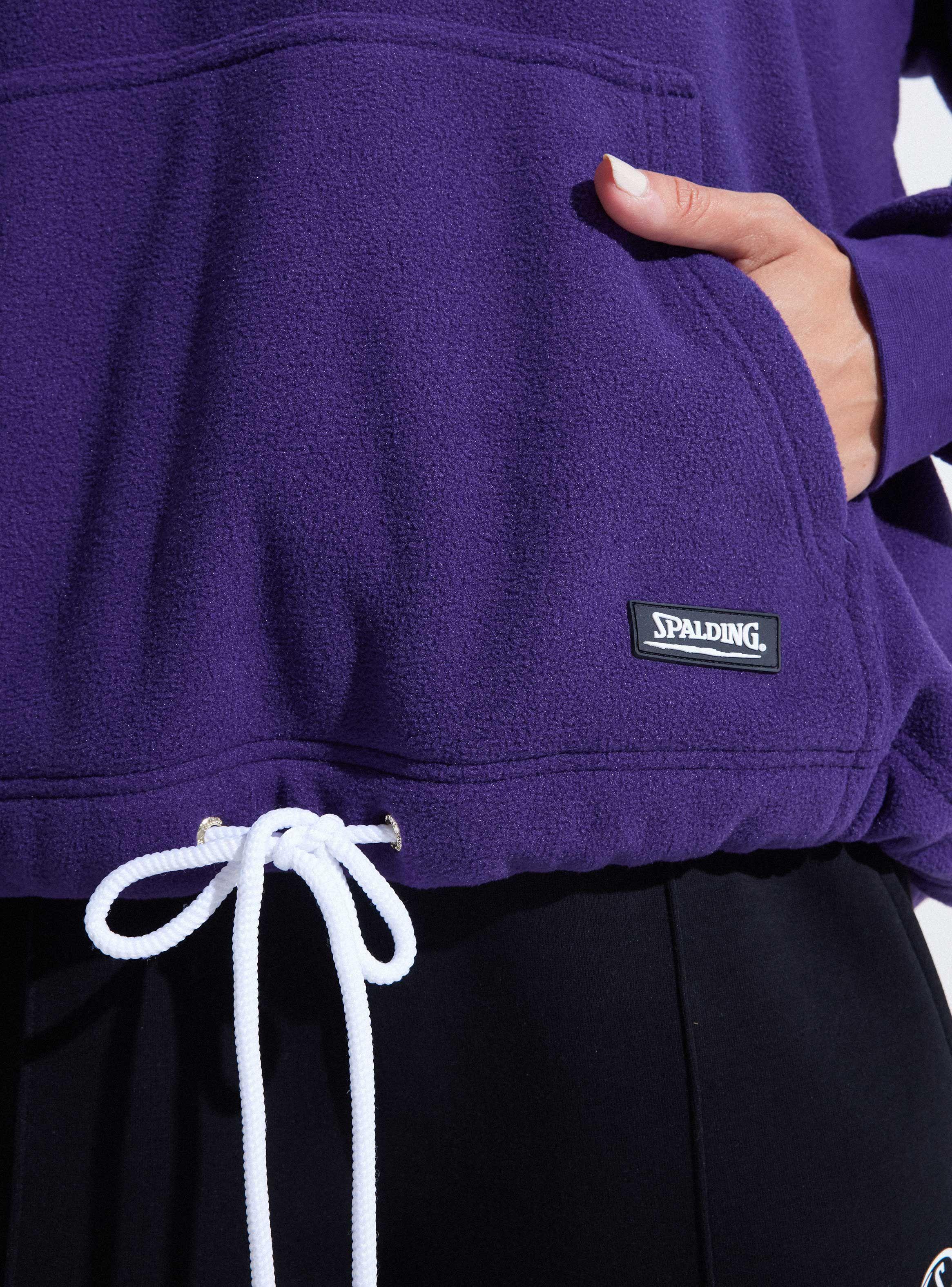 Polerón Oversize Halfzip contraste-3