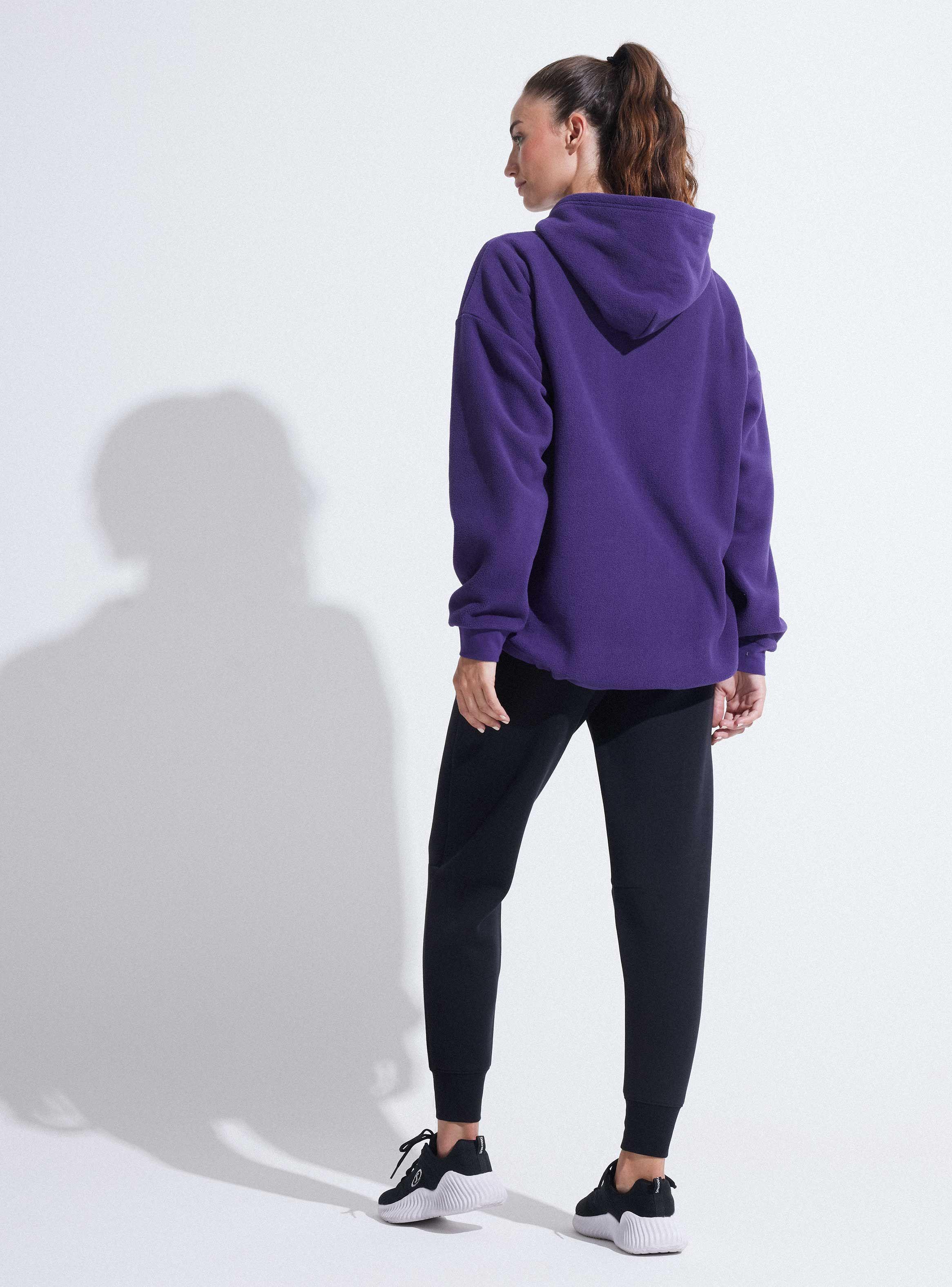 Polerón Oversize Halfzip contraste-5