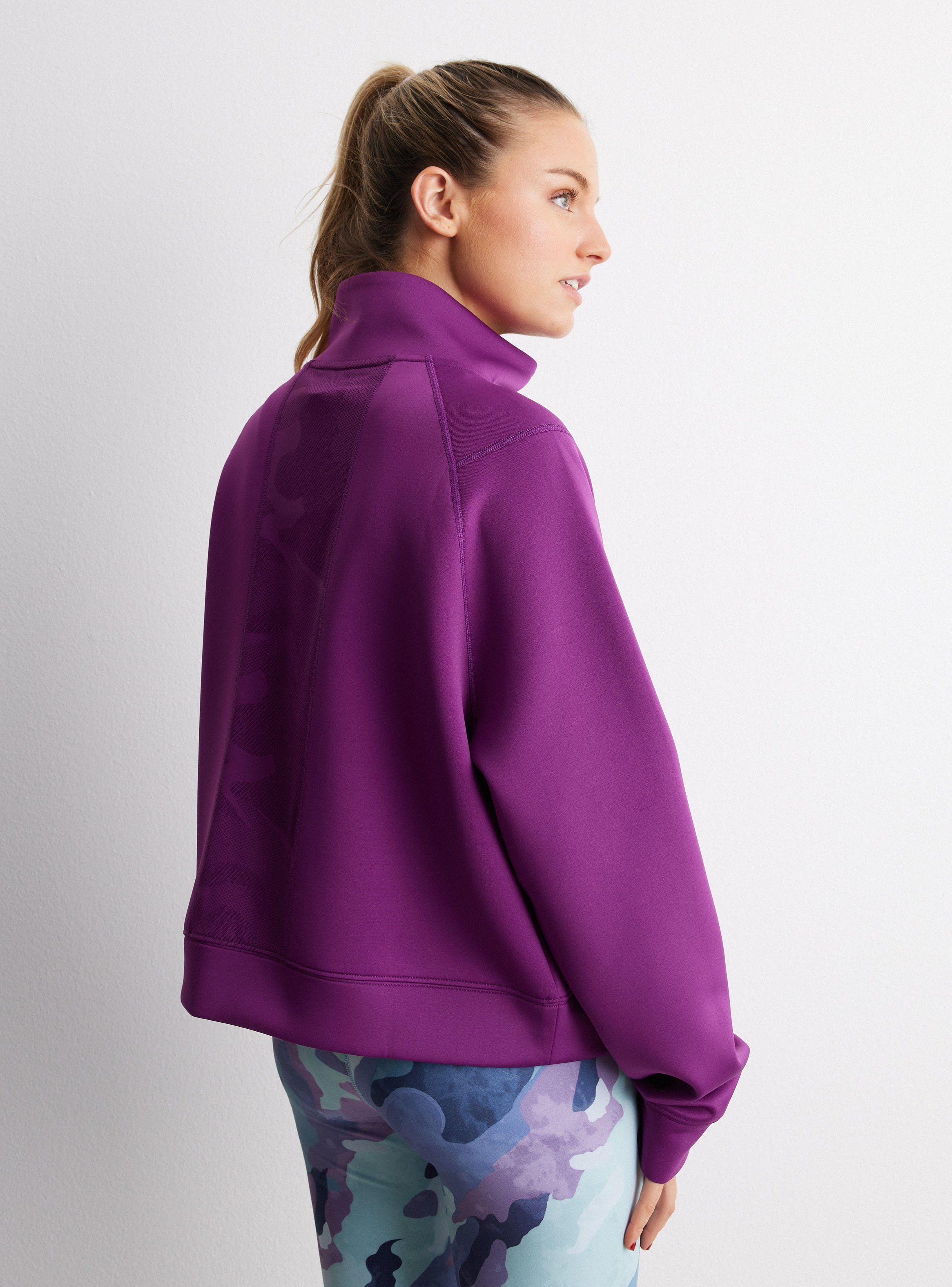 Polerón Tecnico Halfzip Detalles En contraste-1