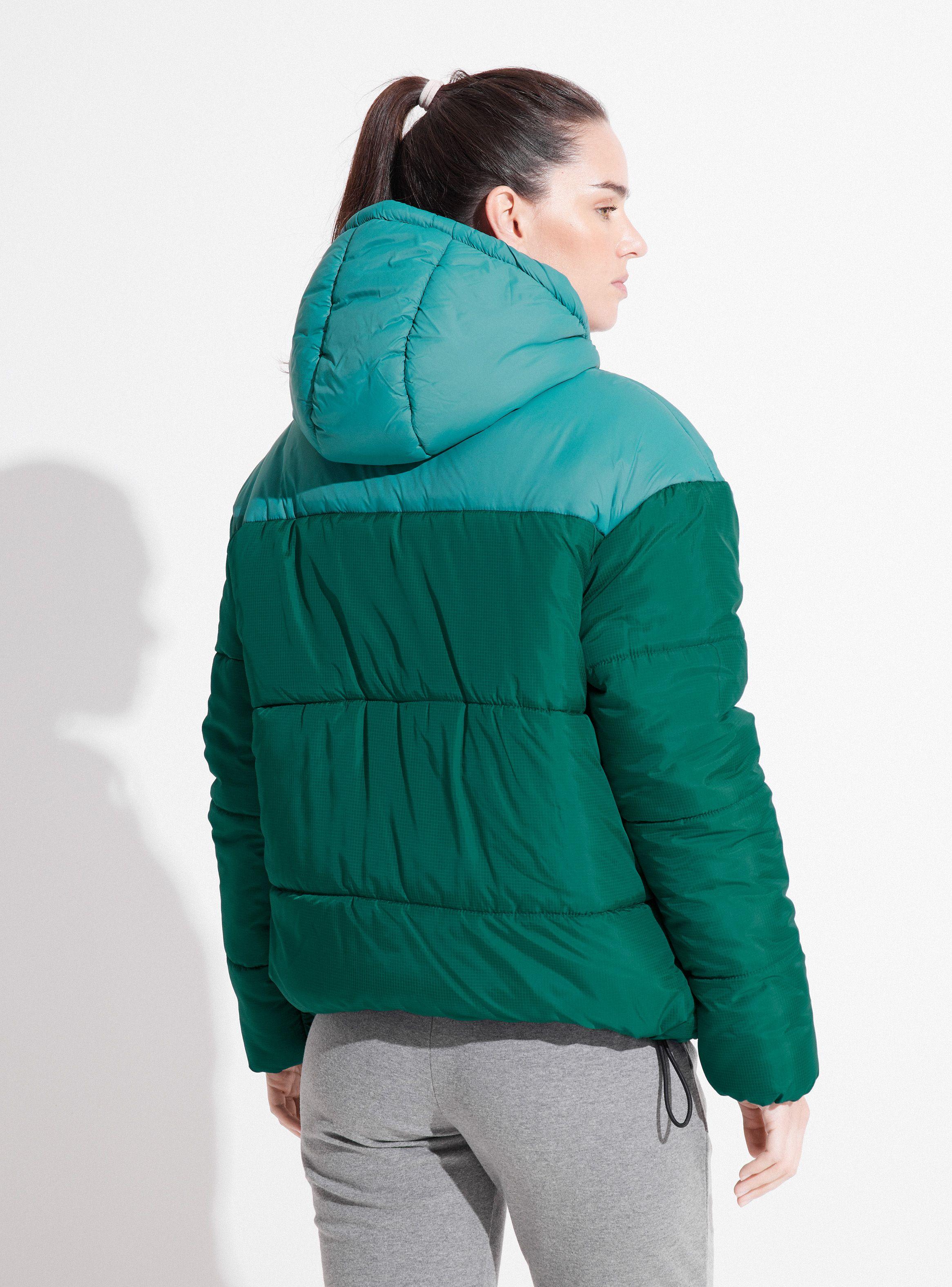 Parka Puffa Duotono Detalles Metalicos de Spalding - Vista 2
