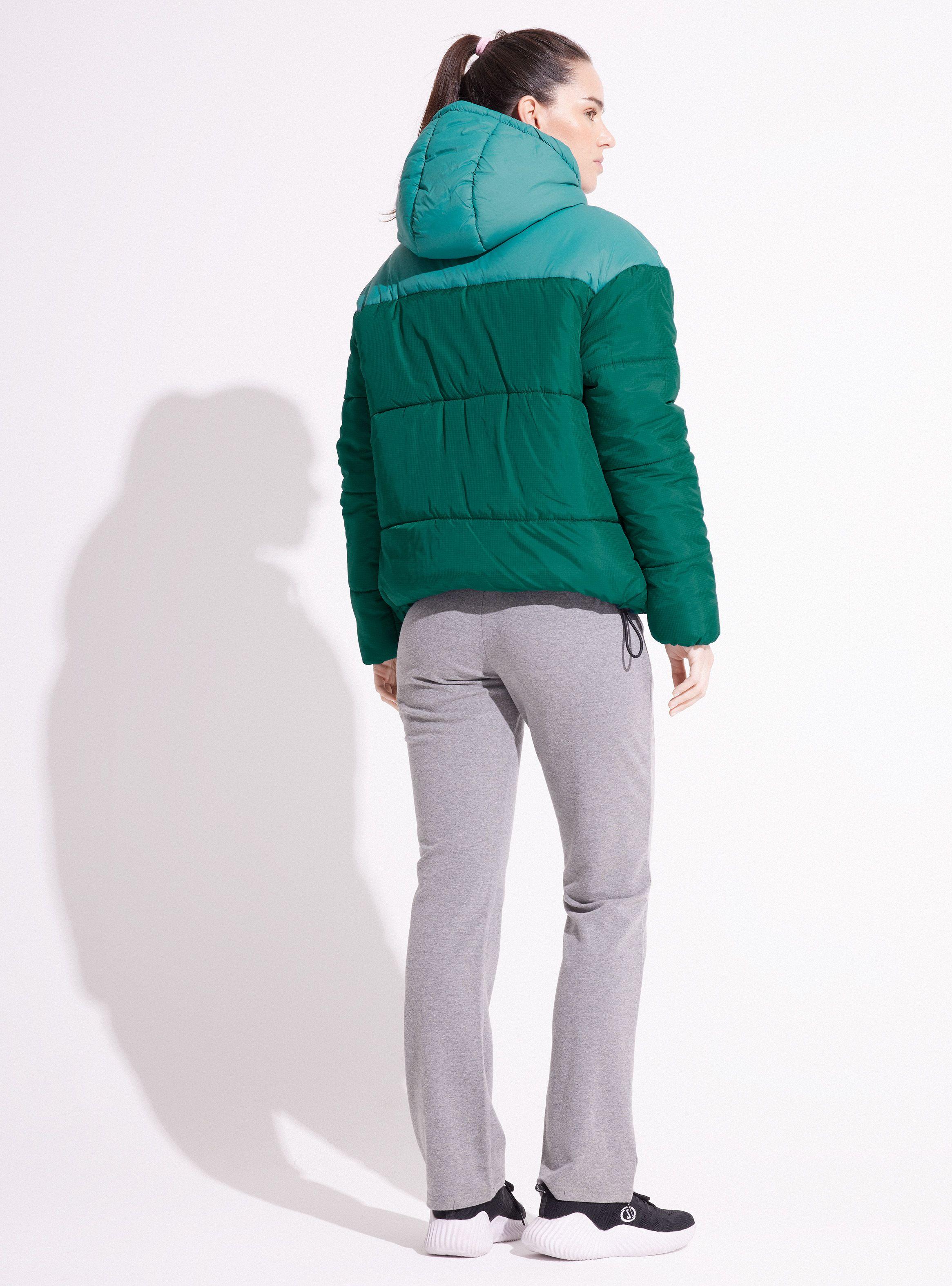 Parka Puffa Duotono Detalles Metalicos de Spalding - Vista 6