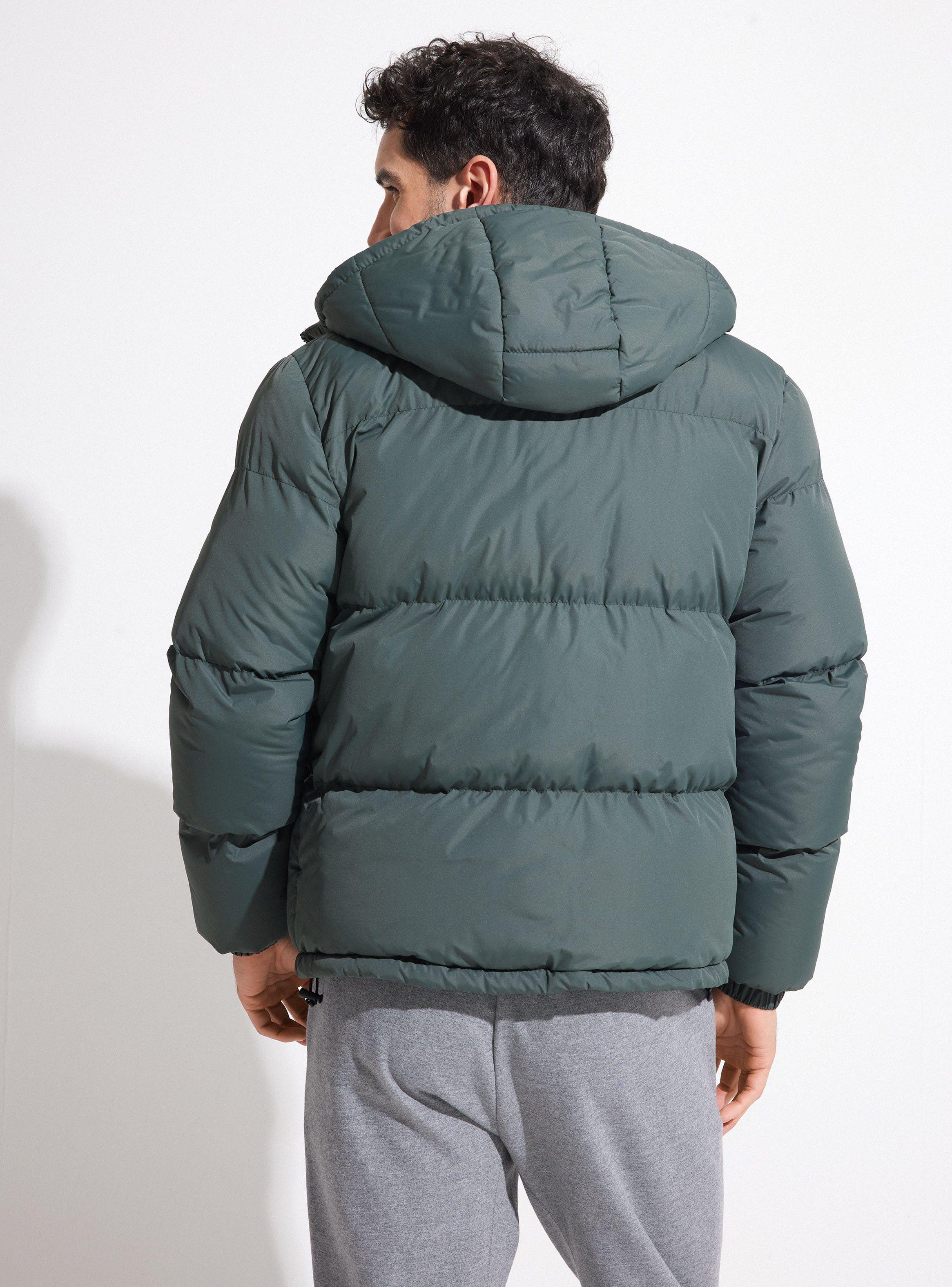 Parka Puffa con Gorro-1