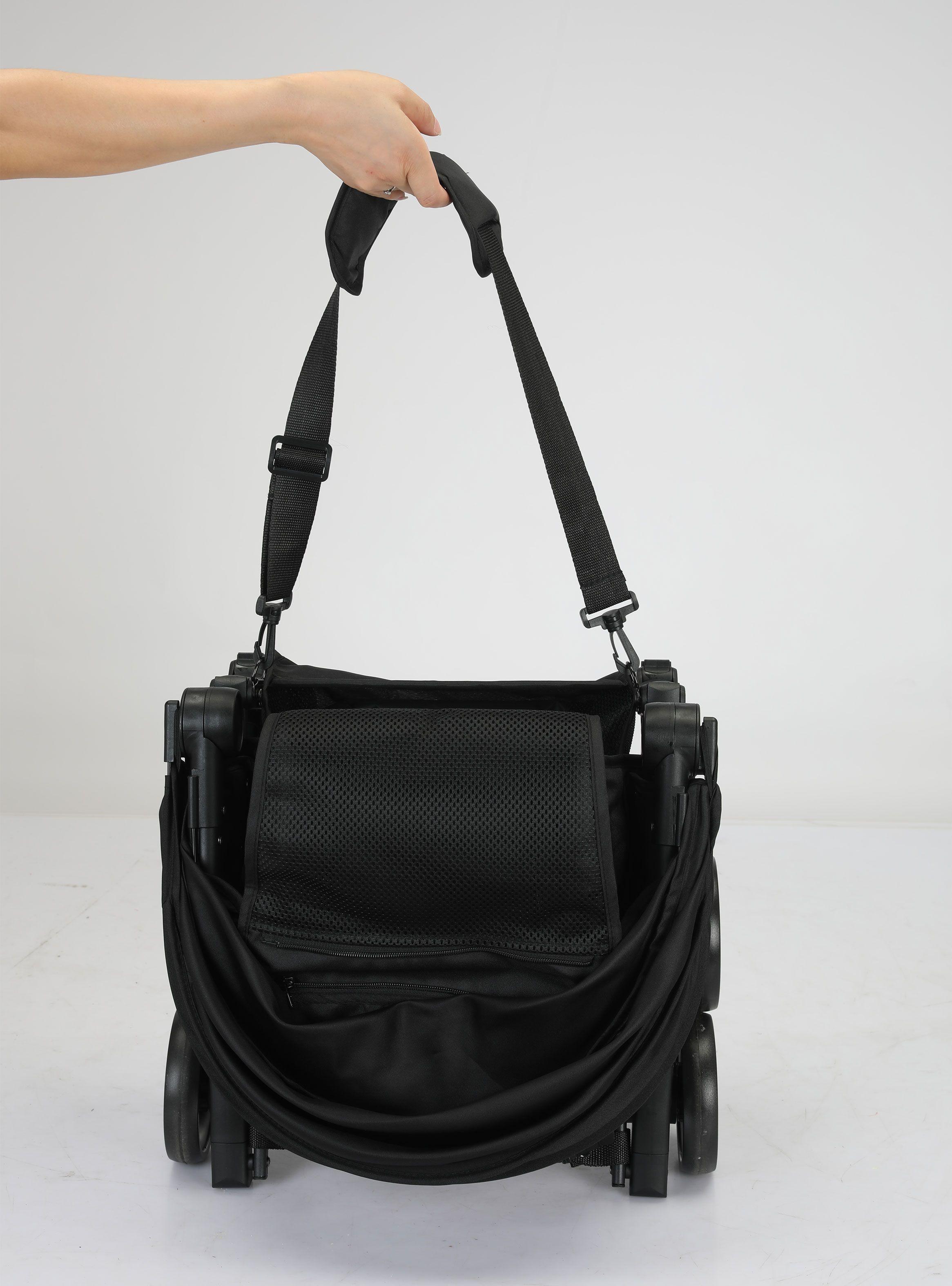 Coche Paseo Compacto Tuck Negro-5