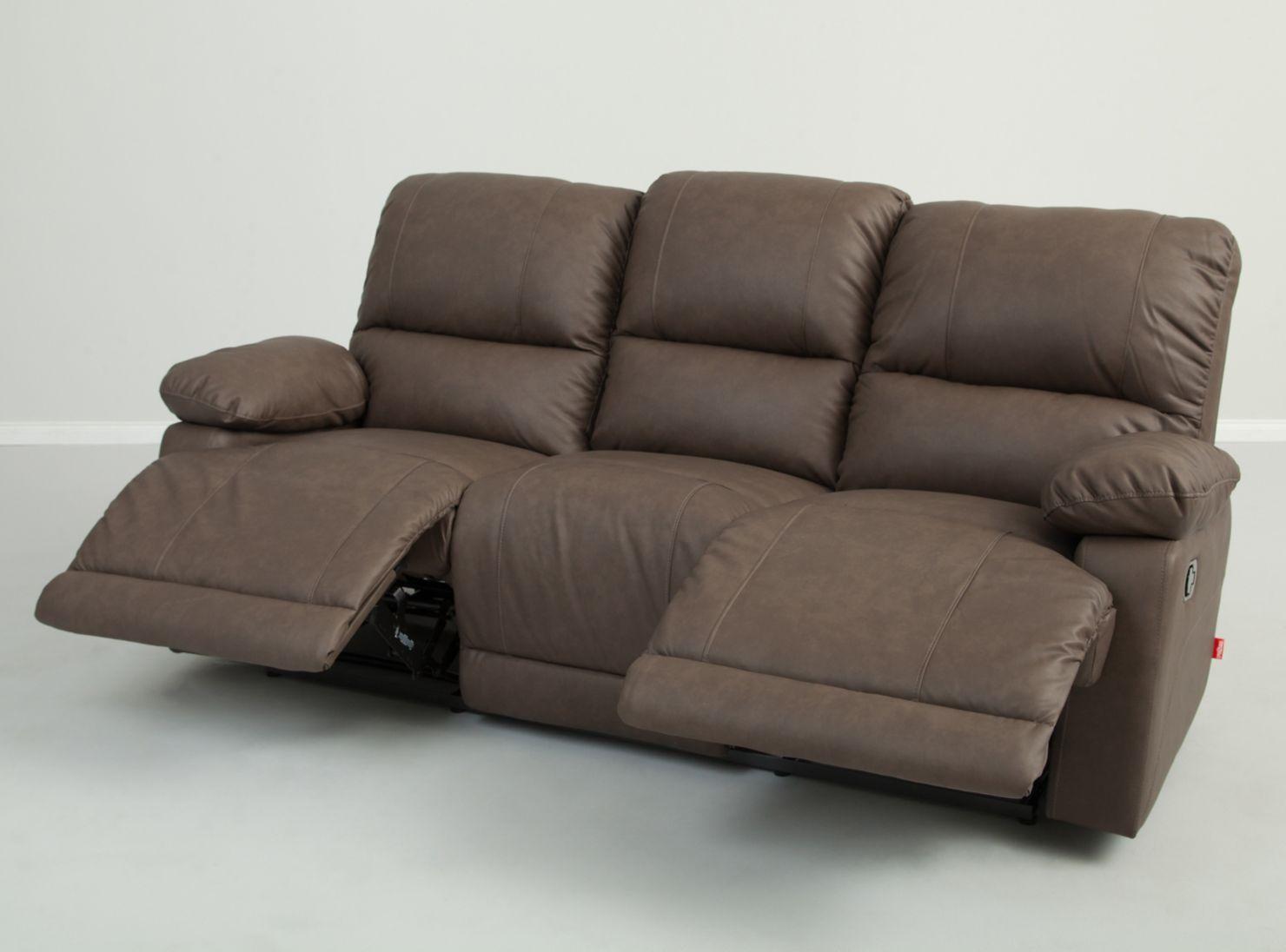 Sofá Reclinable PU Henry 3 Cuerpos Rosen-3