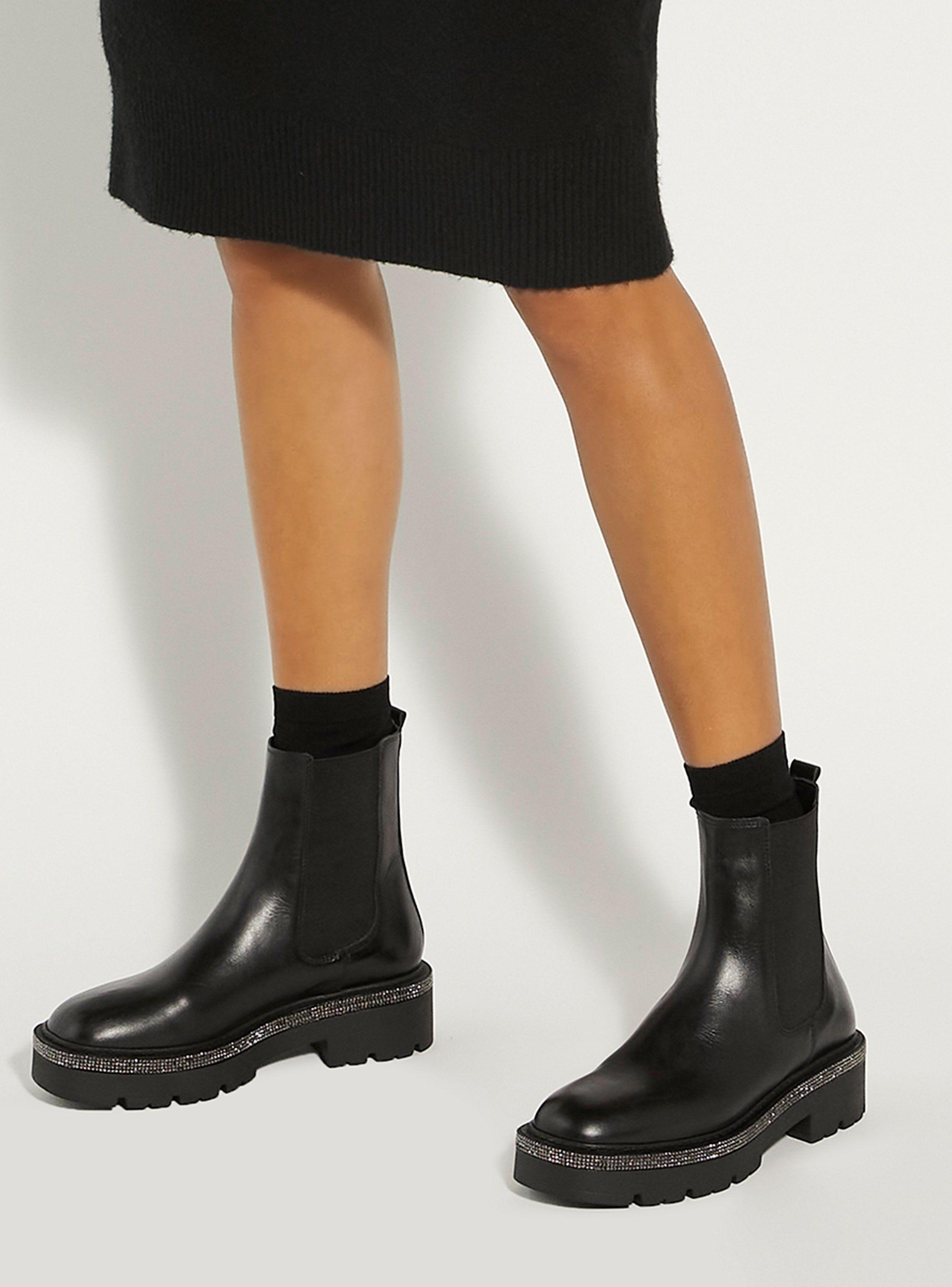 Botín Panics Cuero Mujer-0