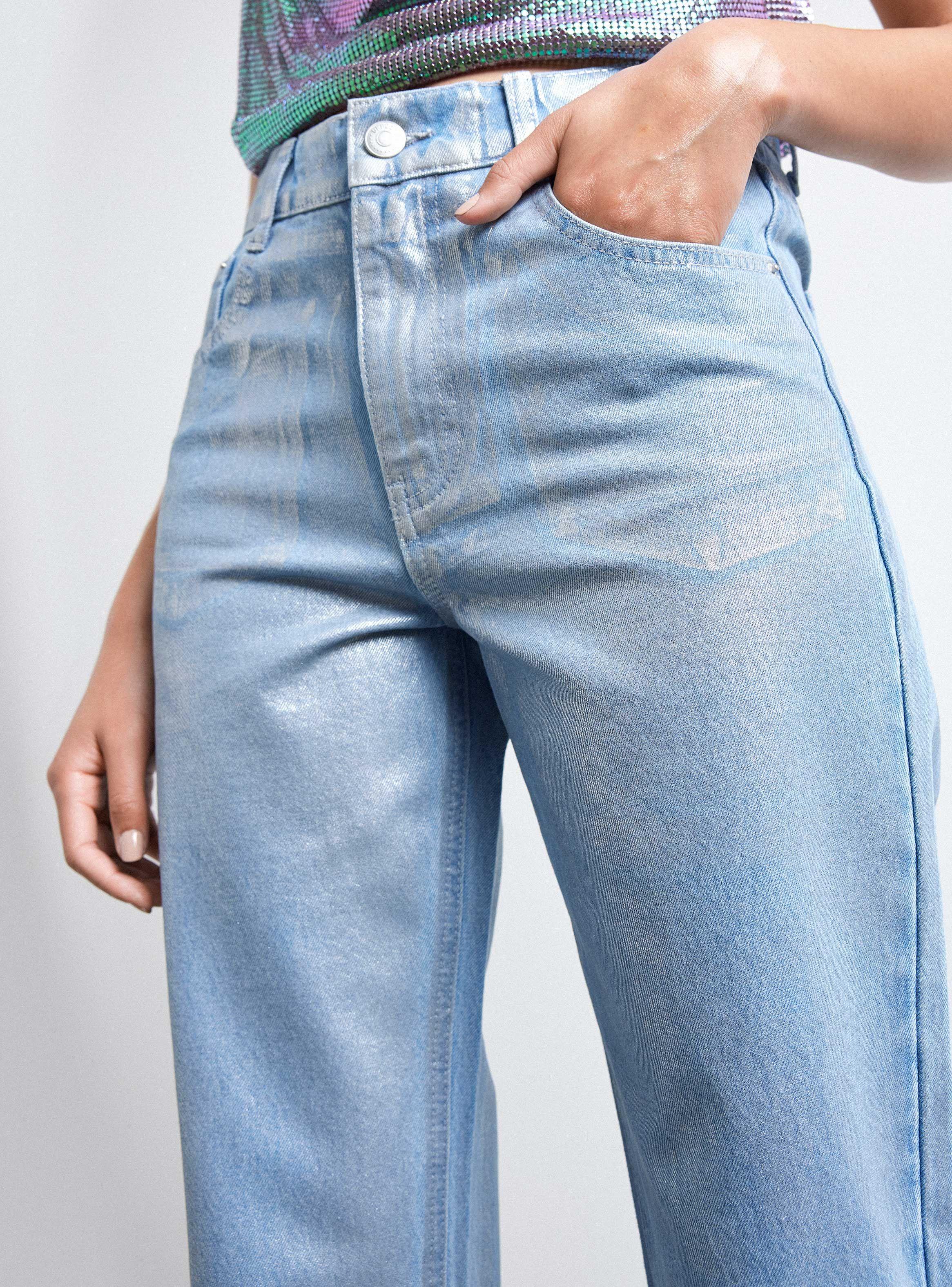Jeans Coated Pintado Metalizado-2