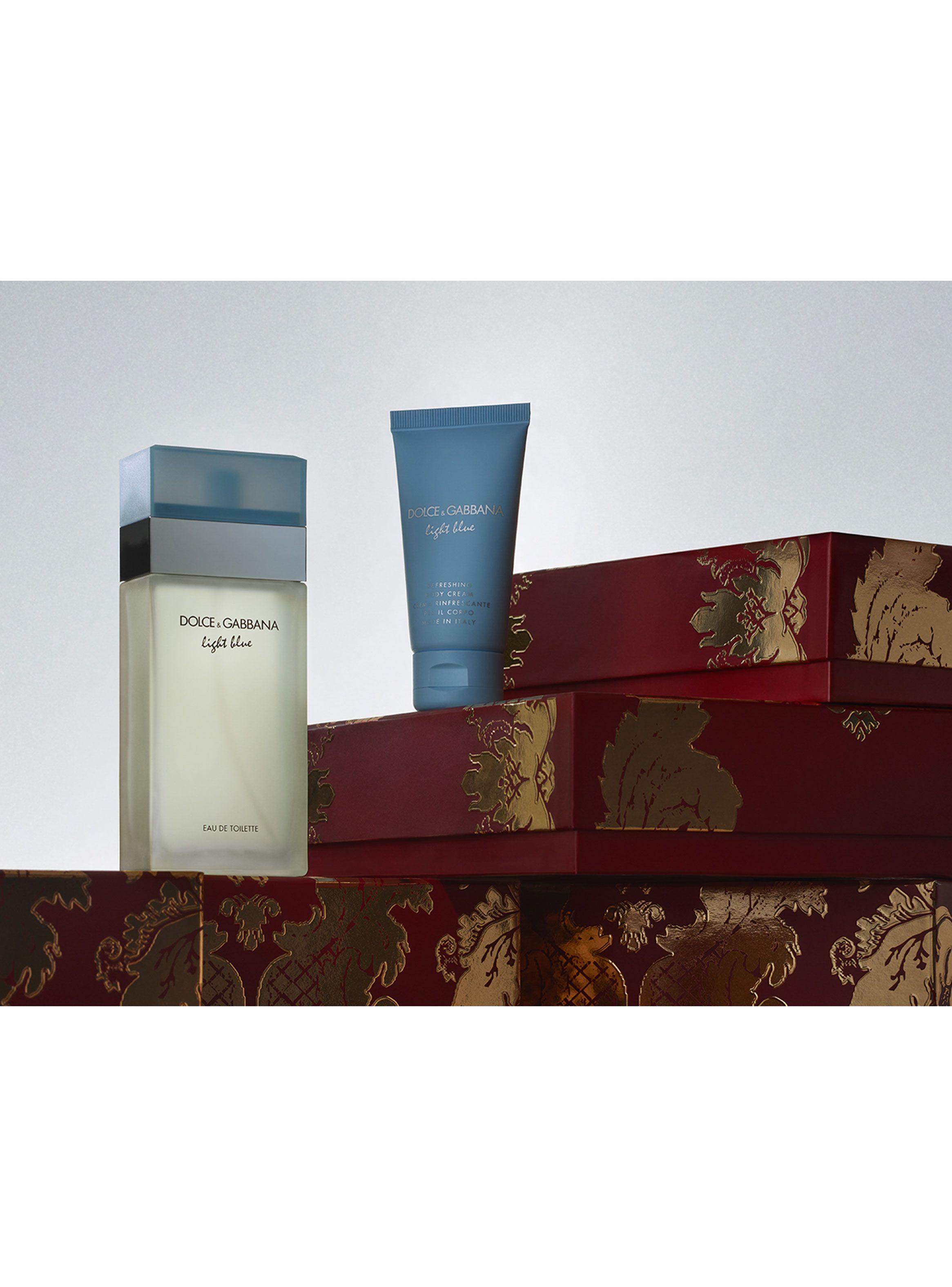 Set Perfume Holiday Dolce & Gabbana Light Blue EDT Mujer 100 ml + Body Cream 50 ml-2