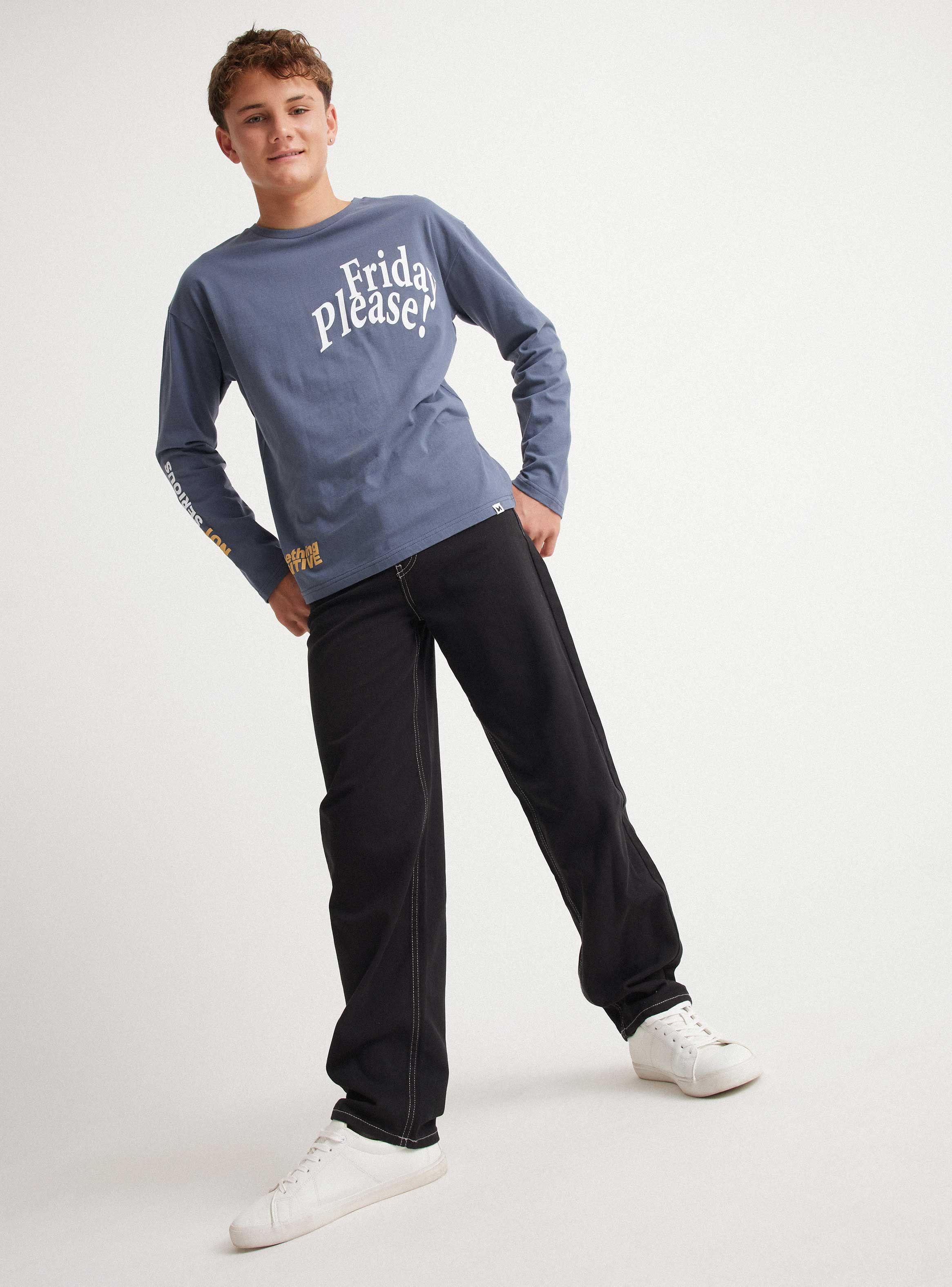 Jeans Con Costuras En Contraste-3