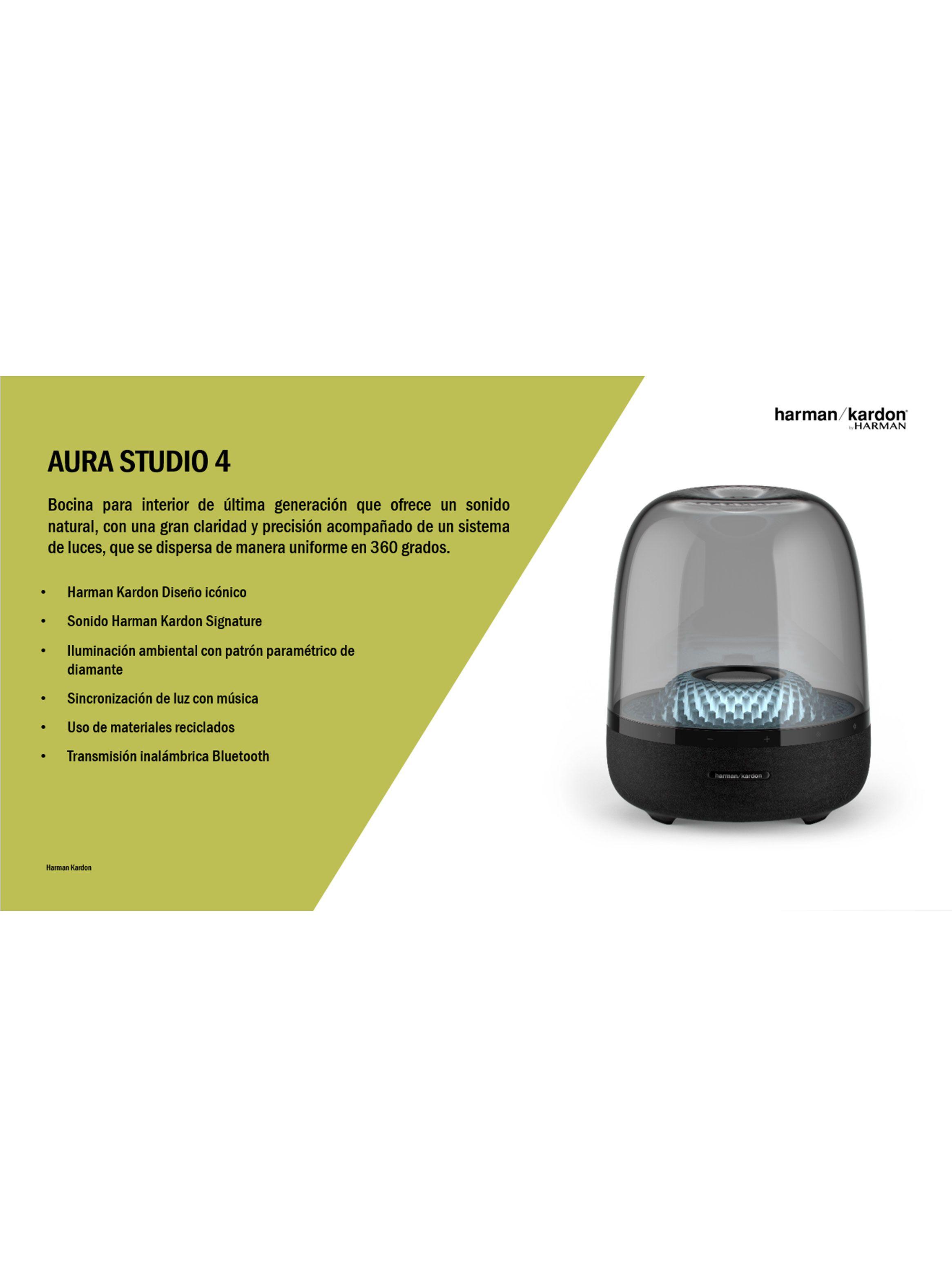 Parlante Bluetooth Aura Studio 4 Negro-4