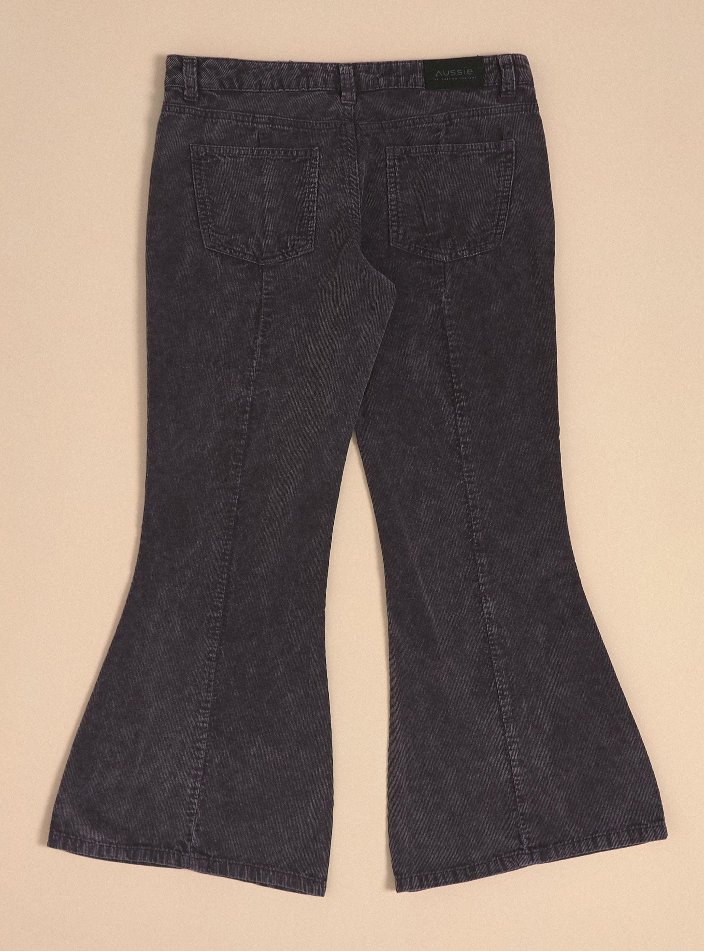 Pantalón Acid Wash Cotelé-1