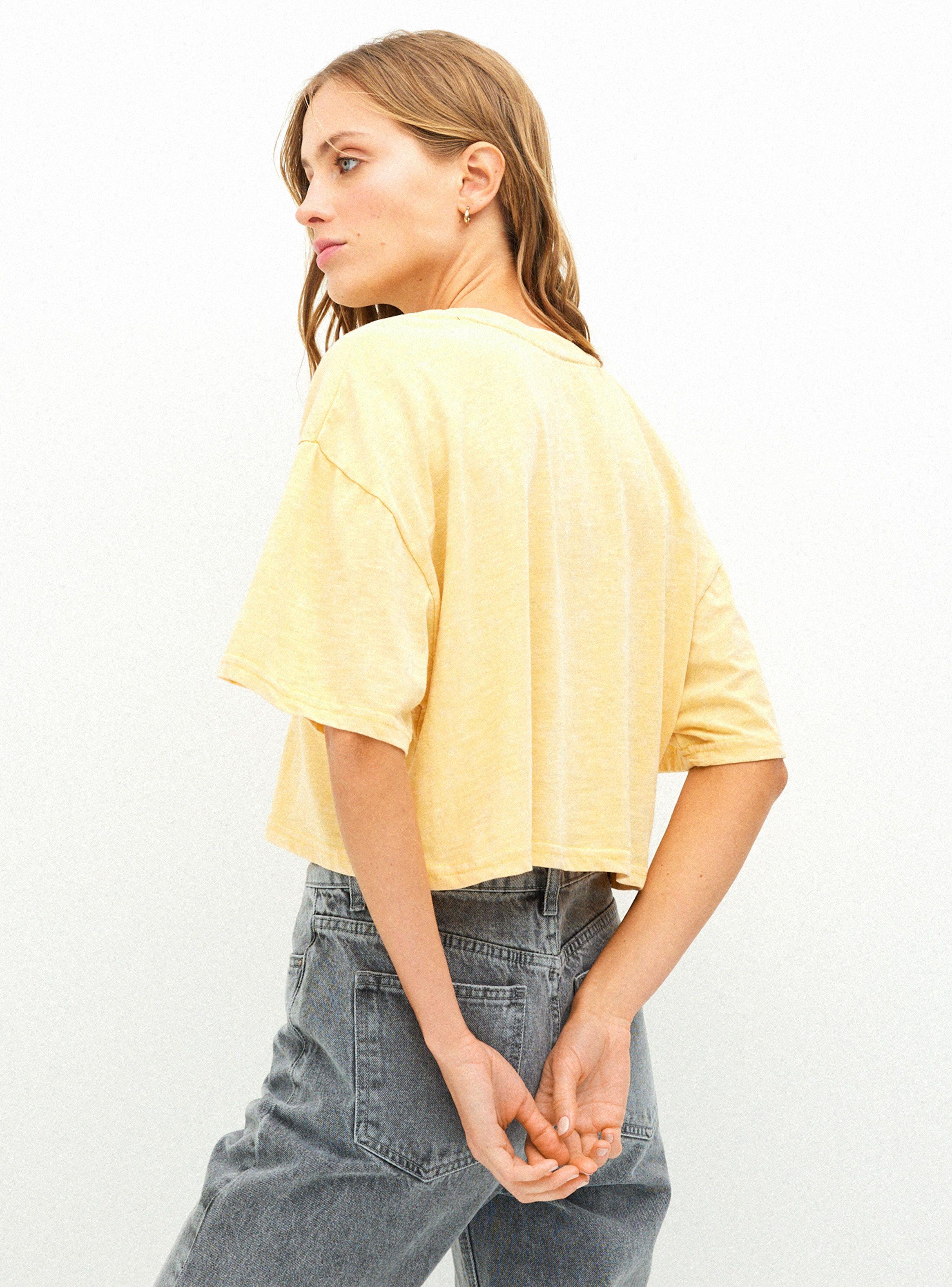 Polera Gráfica Crop Surfin-1