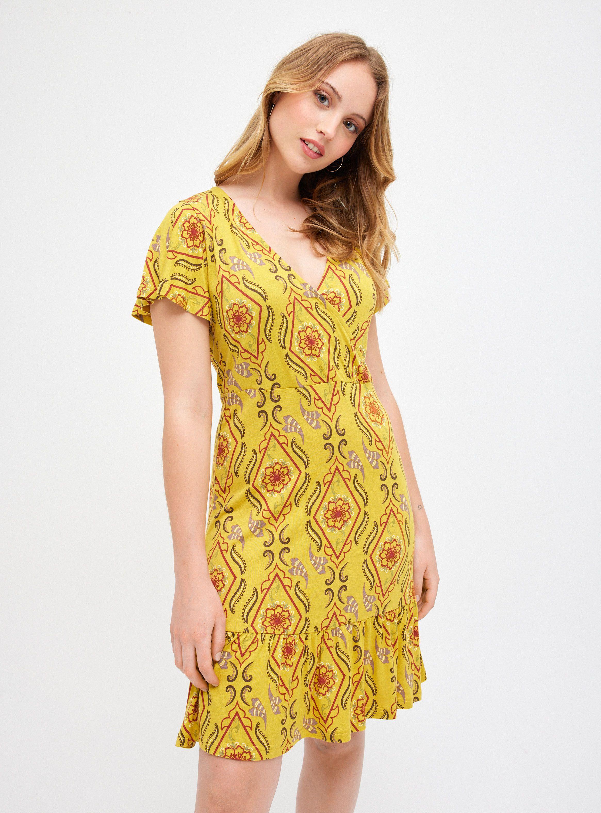 Vestido Corto con Mangas Full Print-0