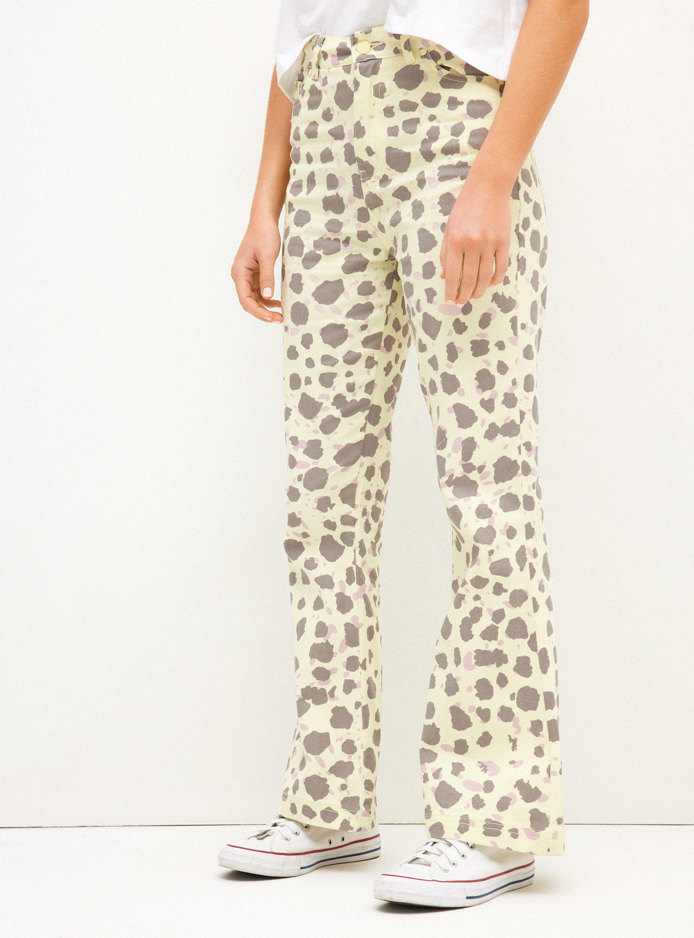 Pantalón Wide Leg Full Print-0