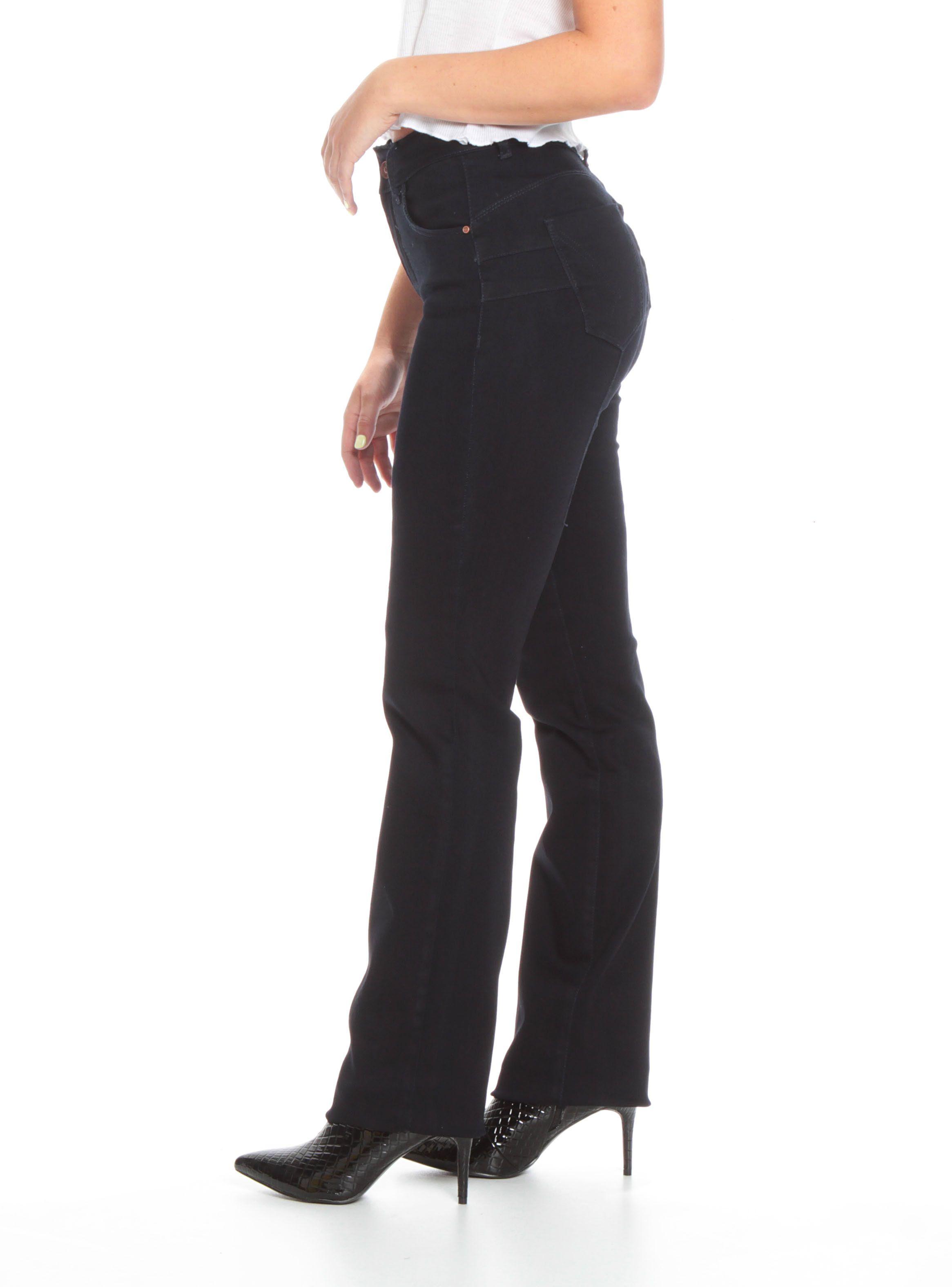 Jeans Recto Tiro Alto Alforza-1