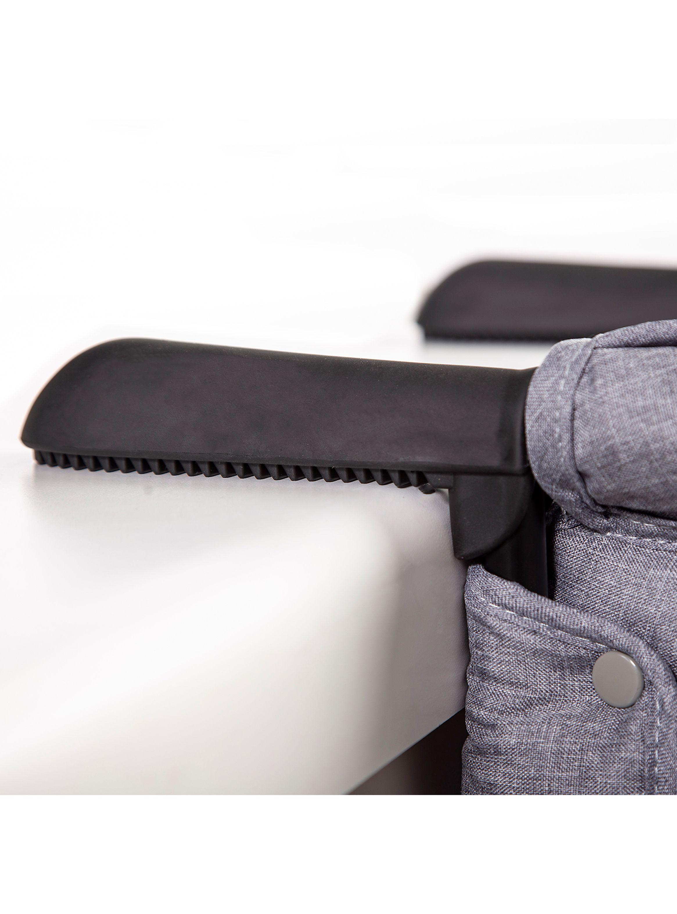Silla de Comer Eat & Bear Sujeción de Mesa Portable Gris-4