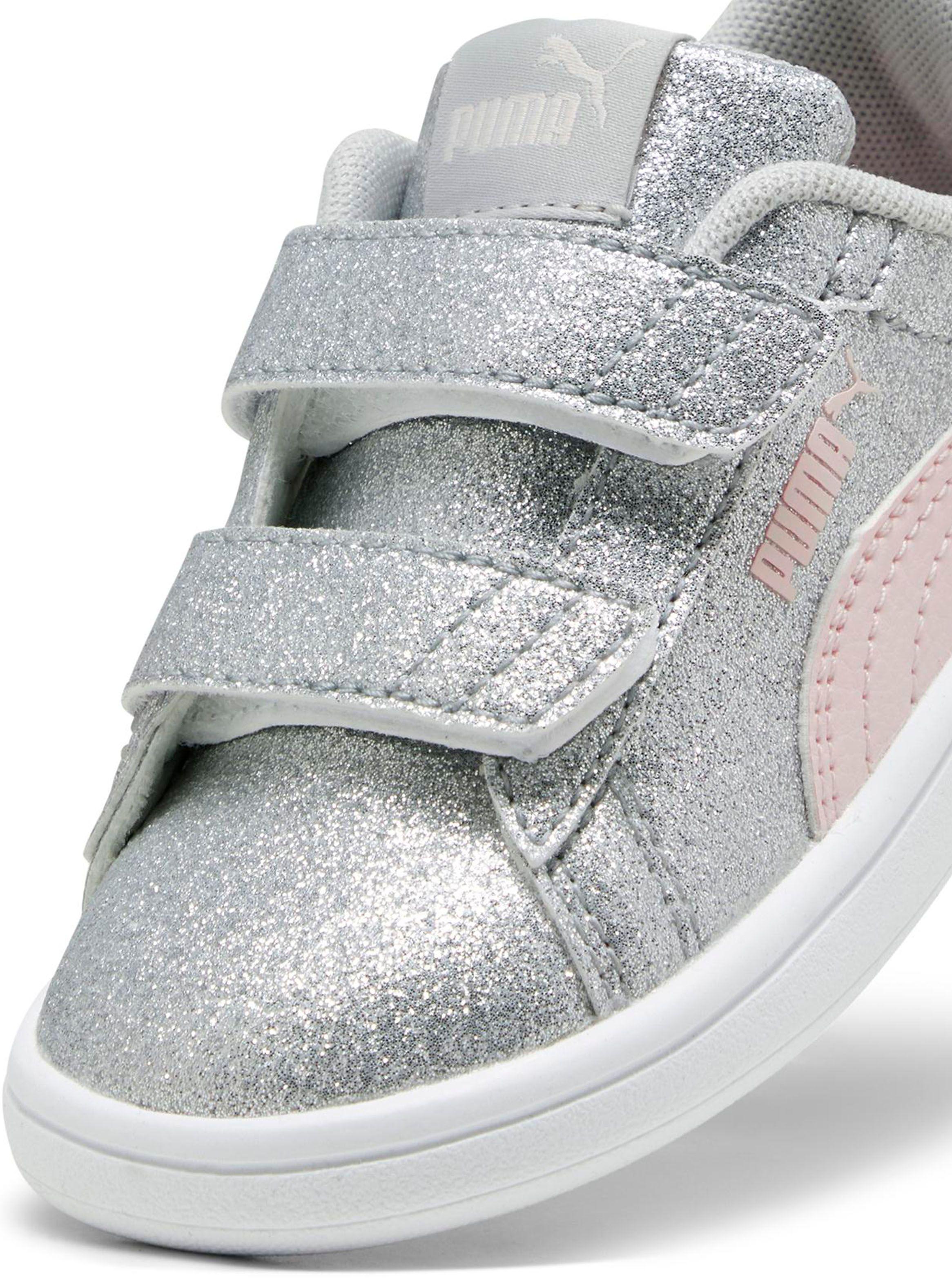 Zapatilla Urbana Smash 3.0 Glitz Glam V Inf Gris Mujer-2