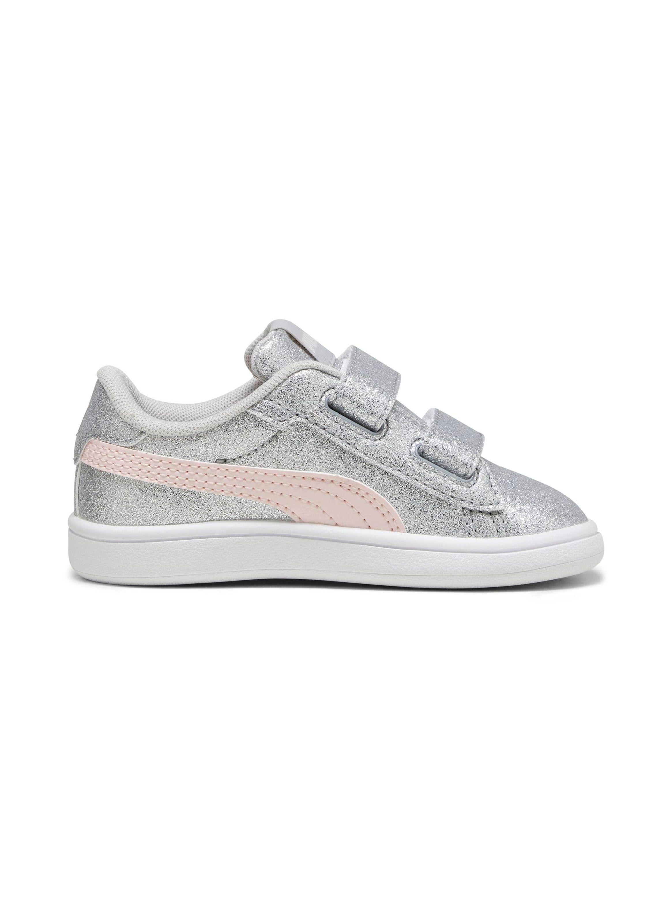 Zapatilla Urbana Smash 3.0 Glitz Glam V Inf Gris Mujer-0