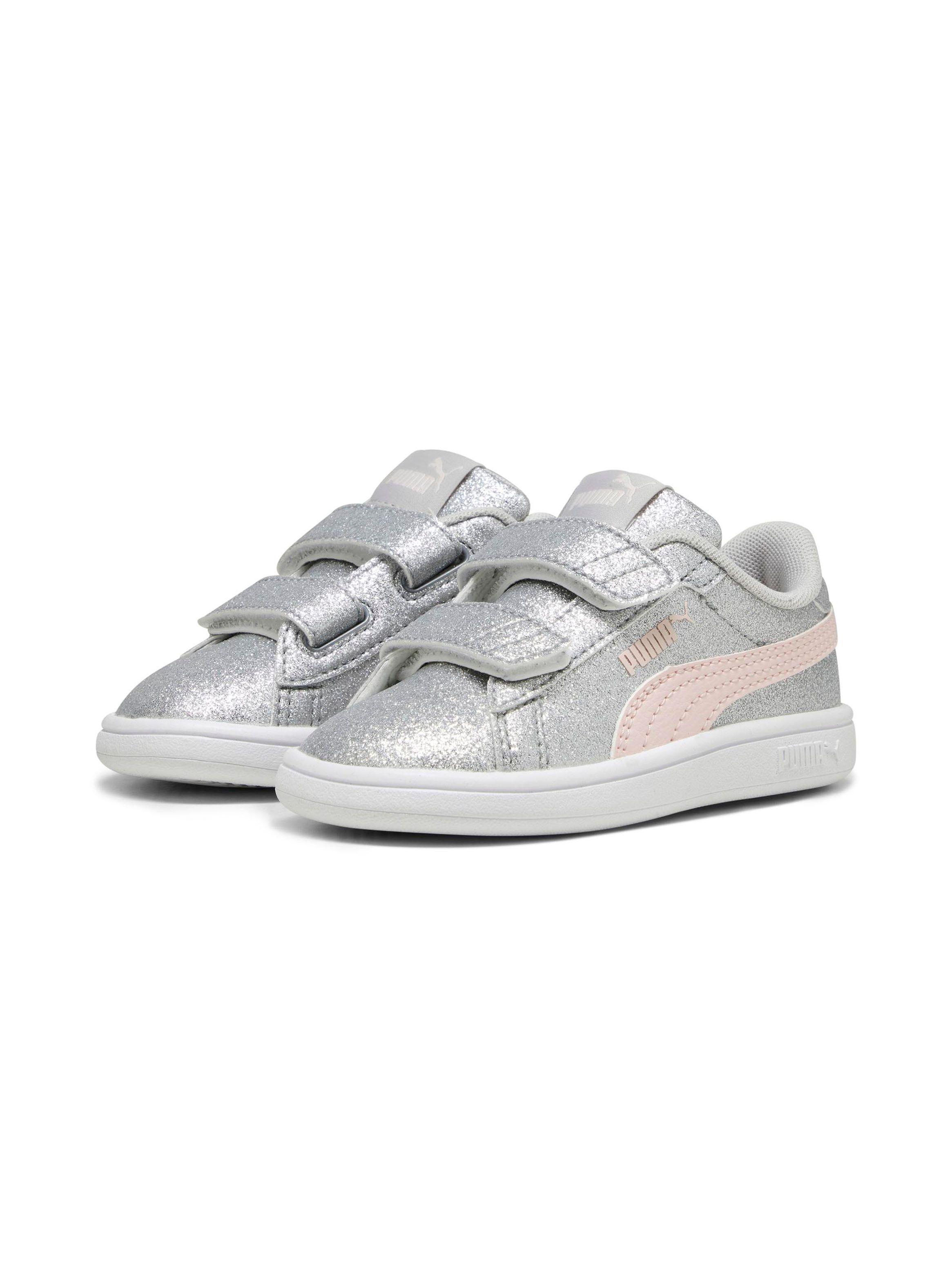 Zapatilla Urbana Smash 3.0 Glitz Glam V Inf Gris Mujer-1
