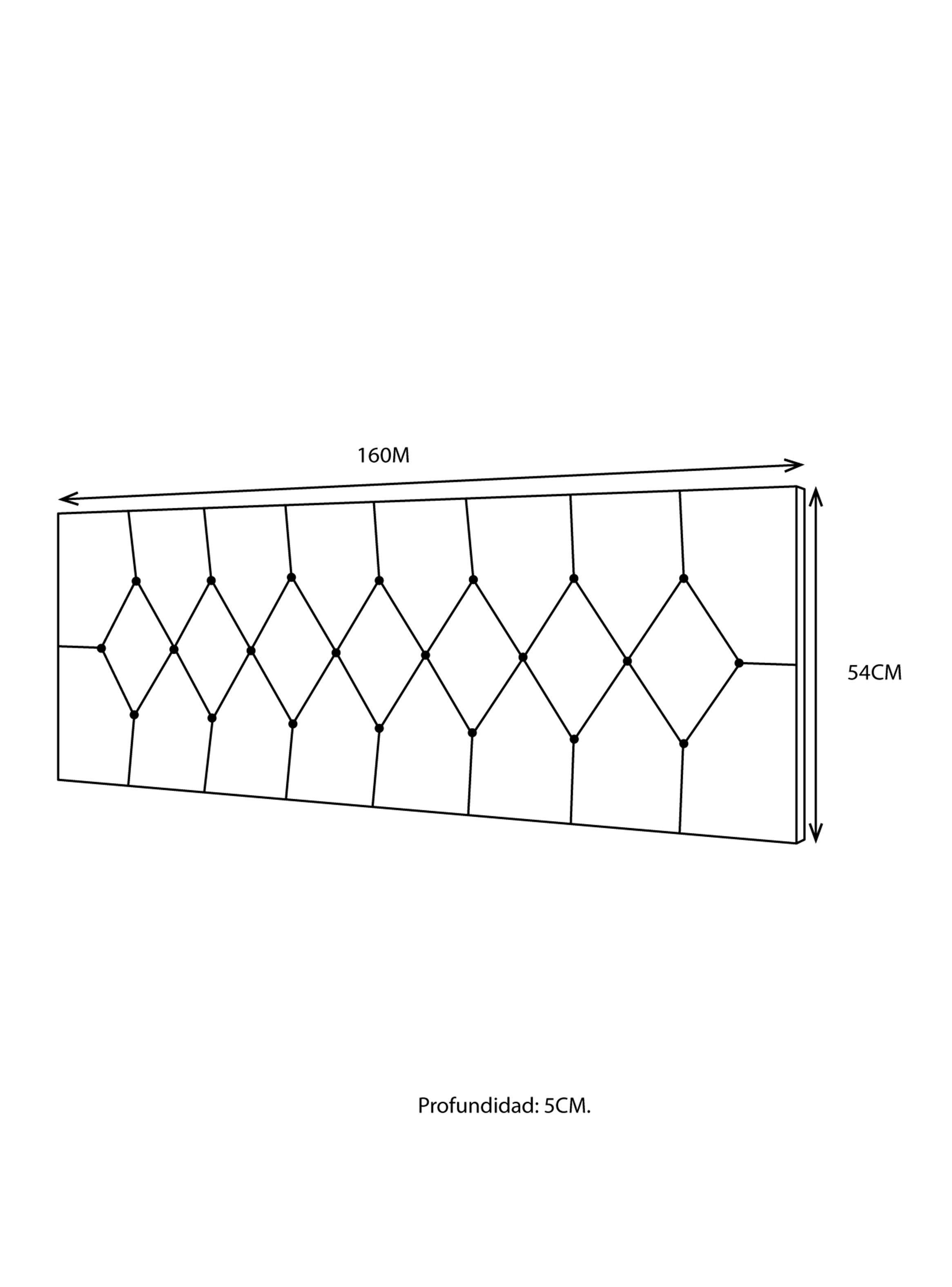 Cama Europea Comfort Plus 2 Plazas x 190 cm + Set Muebles Vidal Paris Negro Blanco-5