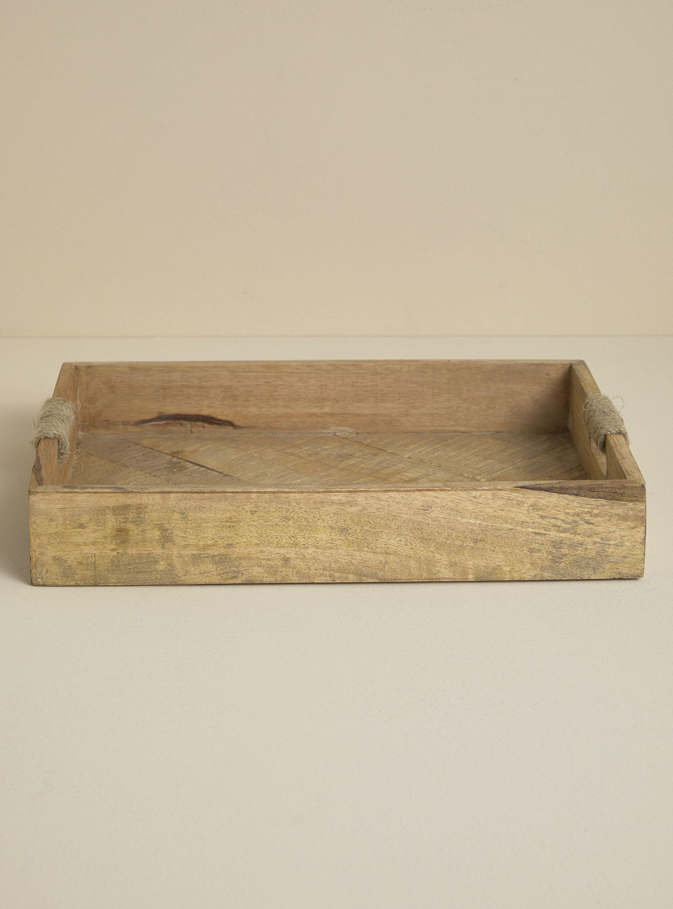 Bandeja Madera Yute 25x38 cm-1