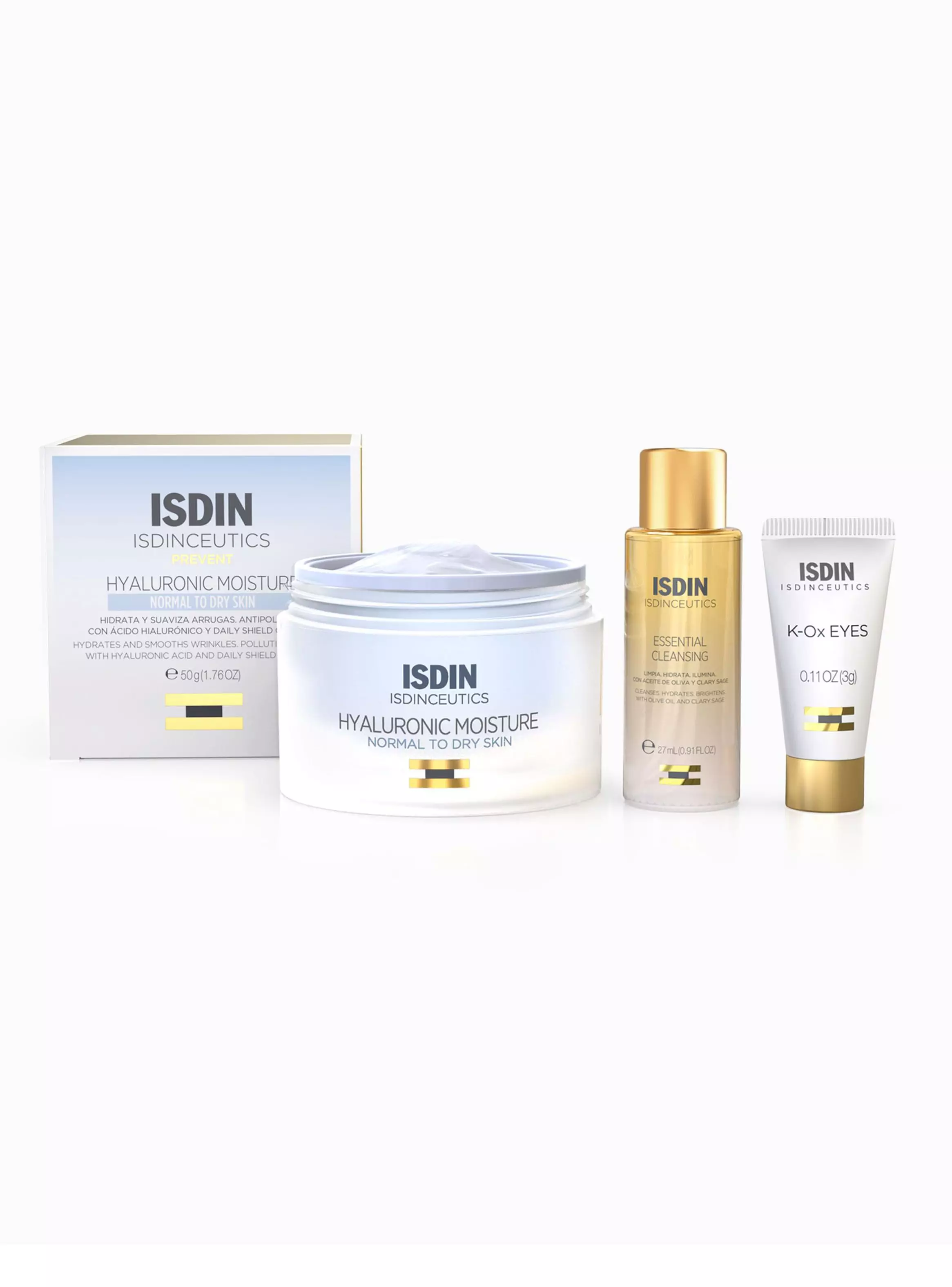 Isdinceutics Set Rutina Hidratante Hyaluronic Moisture Normal to Dry Skin 50 ml ISDIN-0