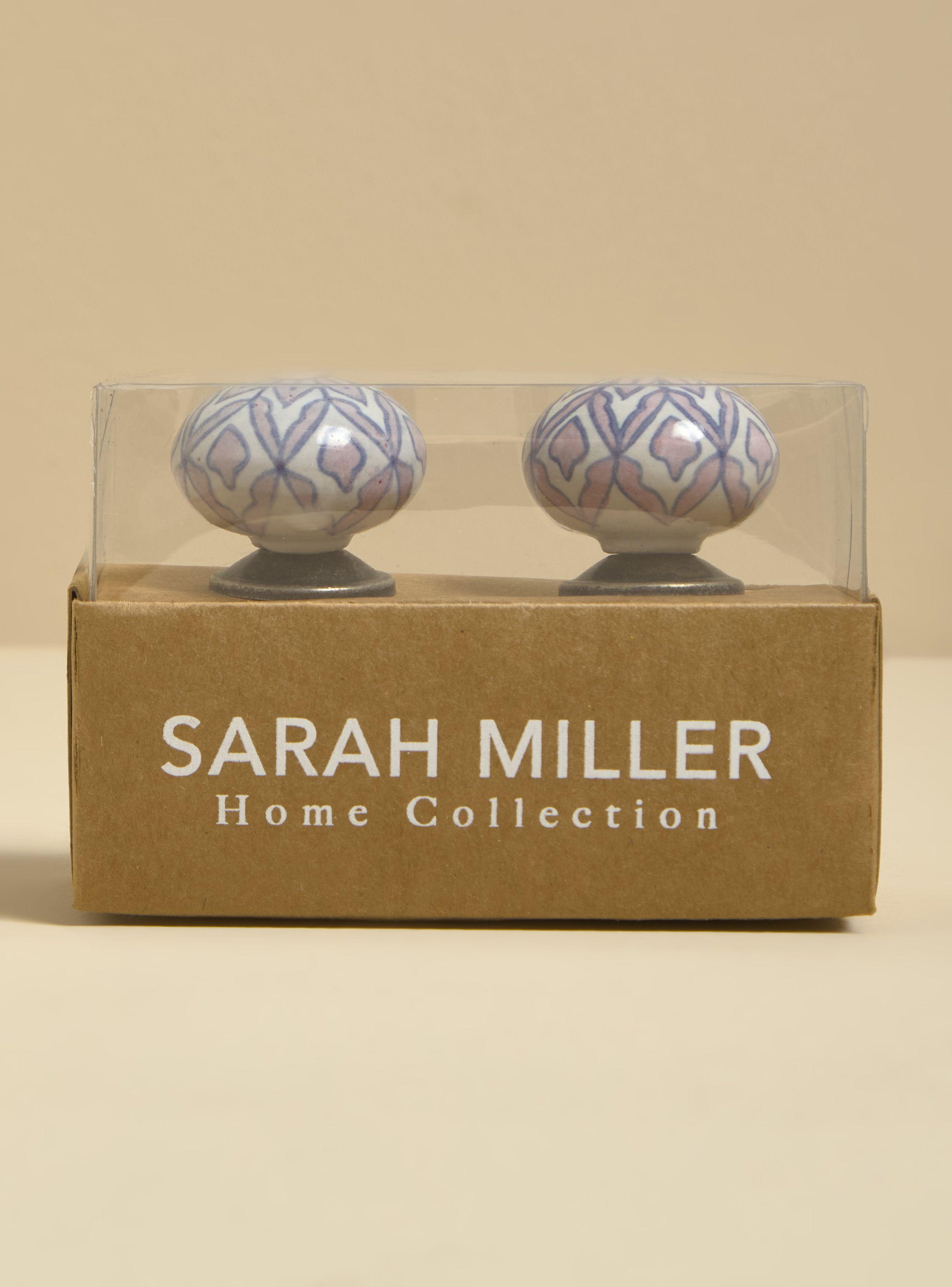 Set 2 Tiradores Celeste-2