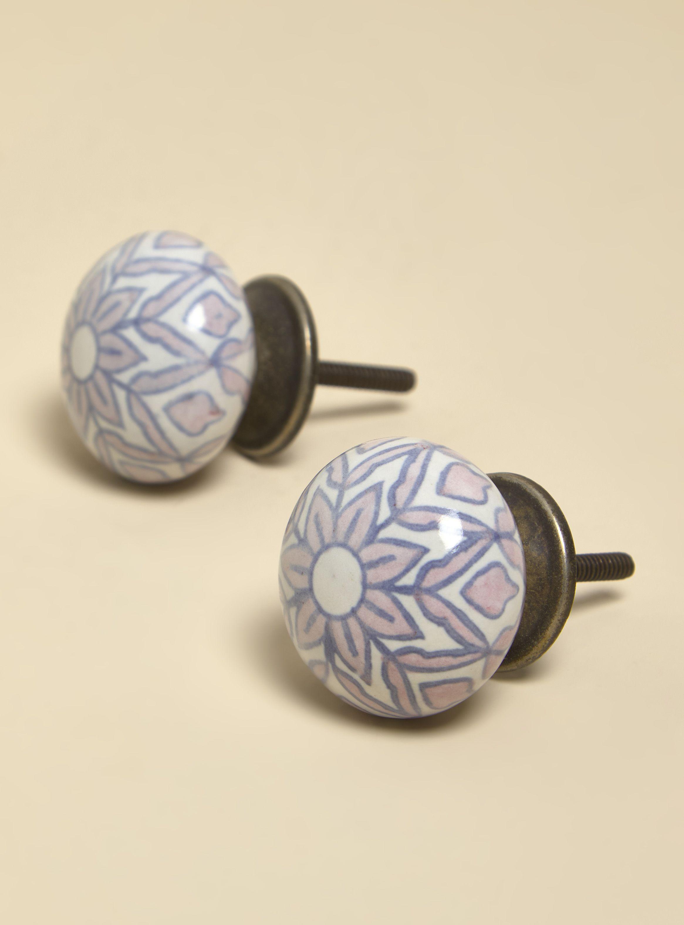 Set 2 Tiradores Celeste-0