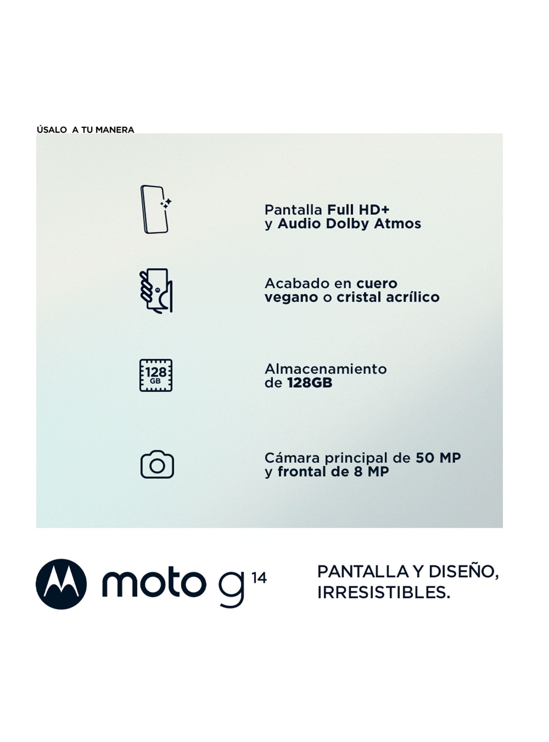 Smartphone Moto G14 128GB 6.5" Gris Liberado-4