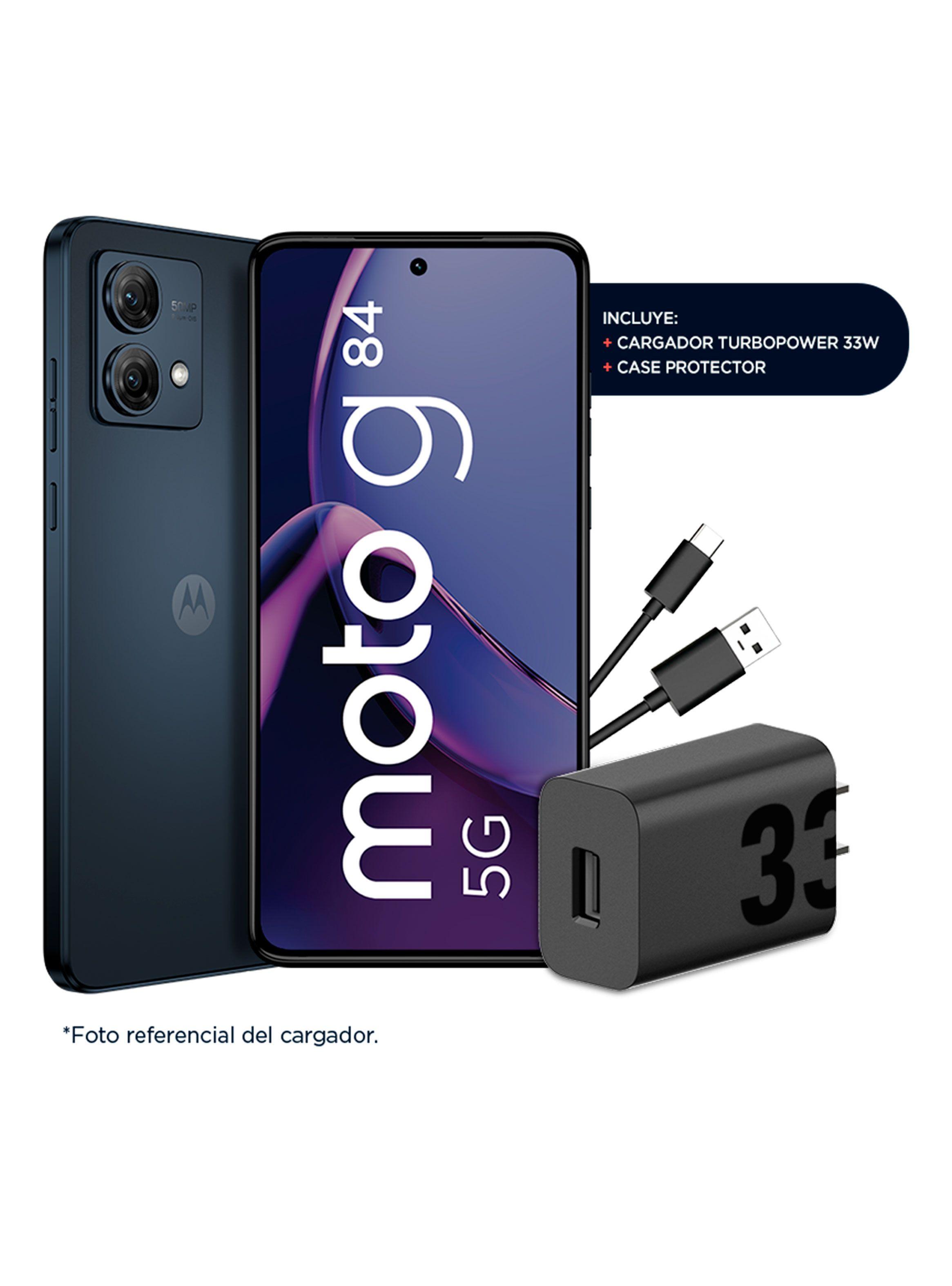 Smartphone Moto G84 5G 256GB 6.6" Negro Liberado + Audífonos Buds 135-1