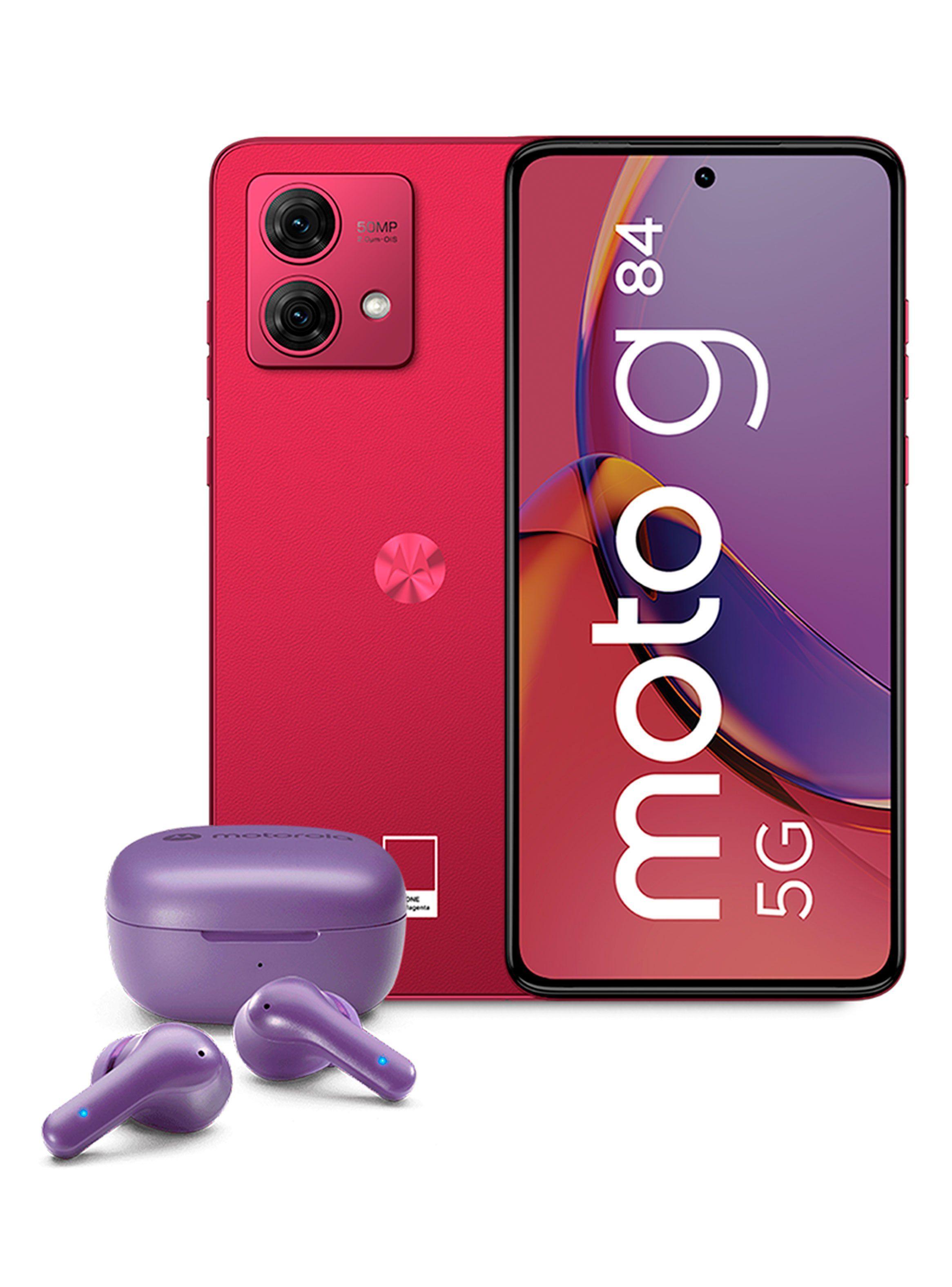 Smartphone Moto G84 5G 256GB 6.6" Viva Magenta Liberado + Audífonos Buds 135-0