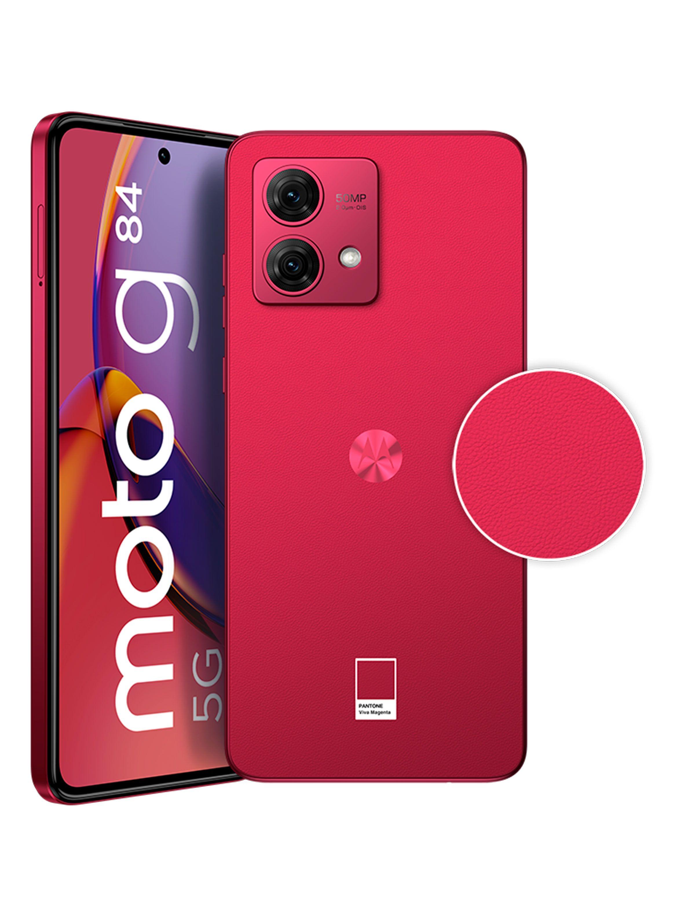 Smartphone Moto G84 5G 256GB 6.6" Viva Magenta Liberado + Audífonos Buds 135-2