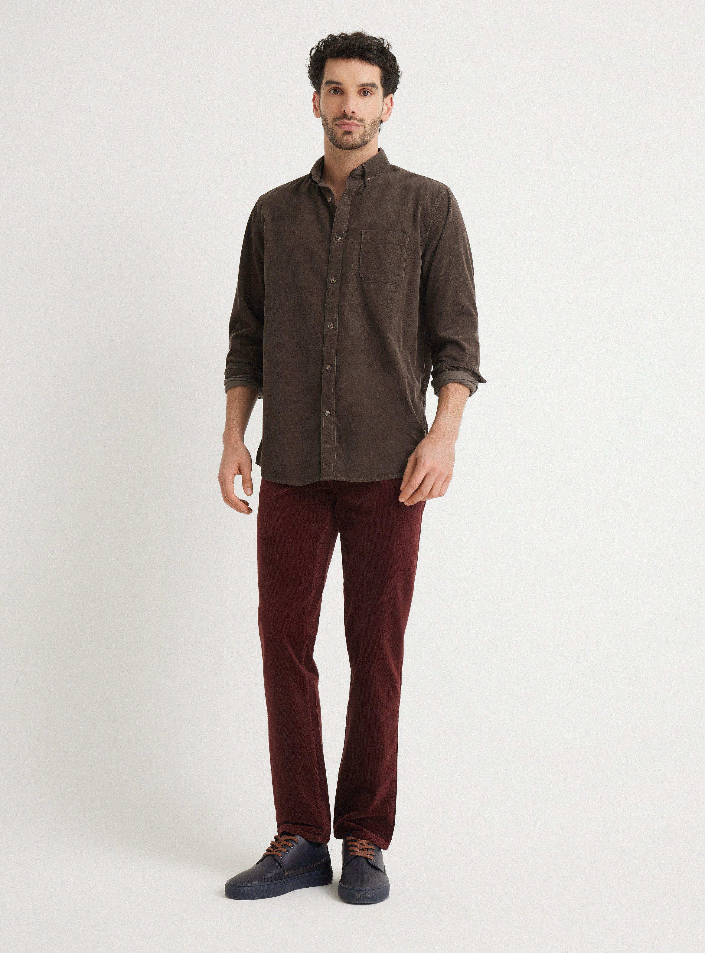 Camisa de Vestir Cotelé-4