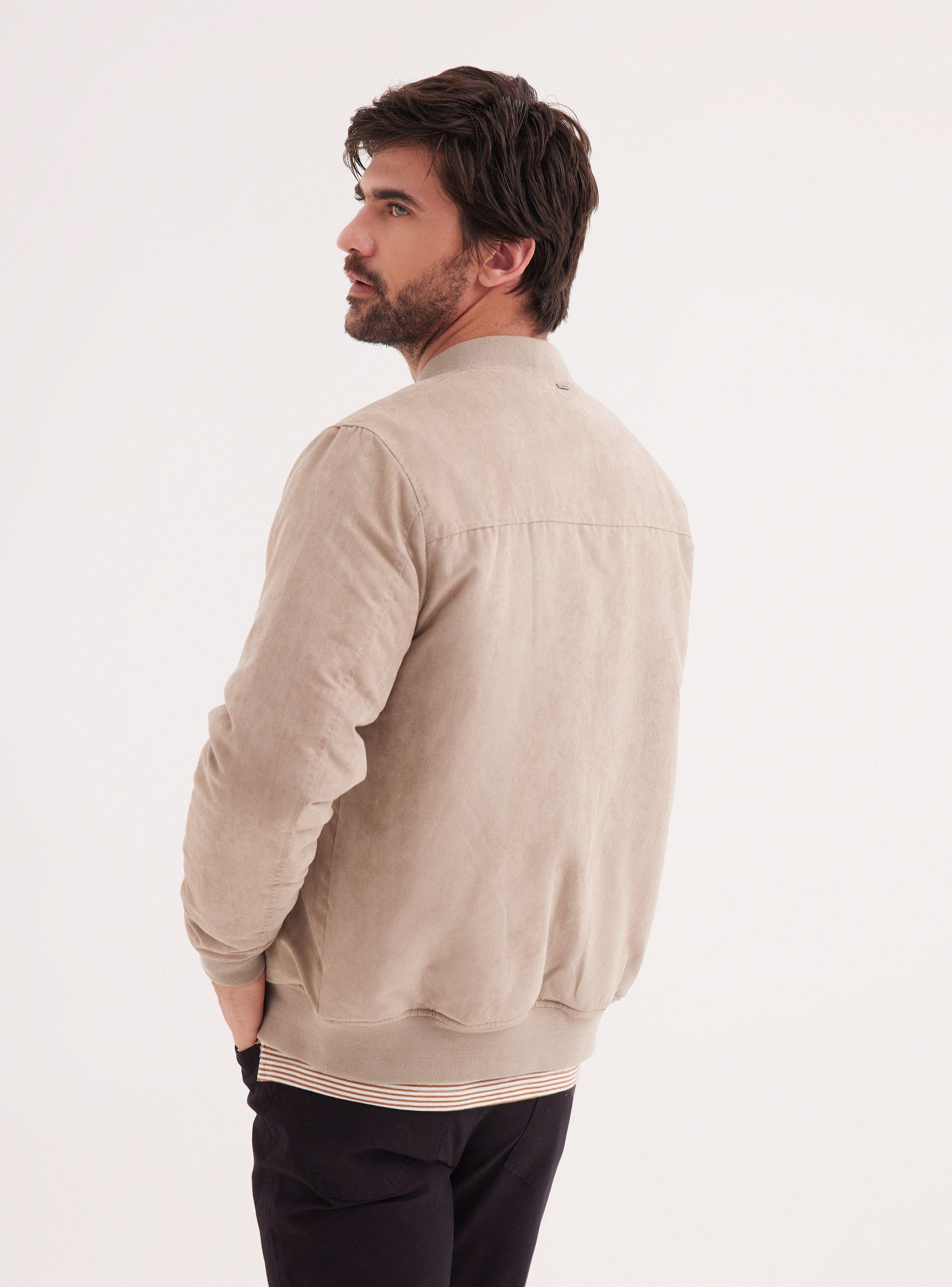 Chaqueta Bomber Gamuza-1