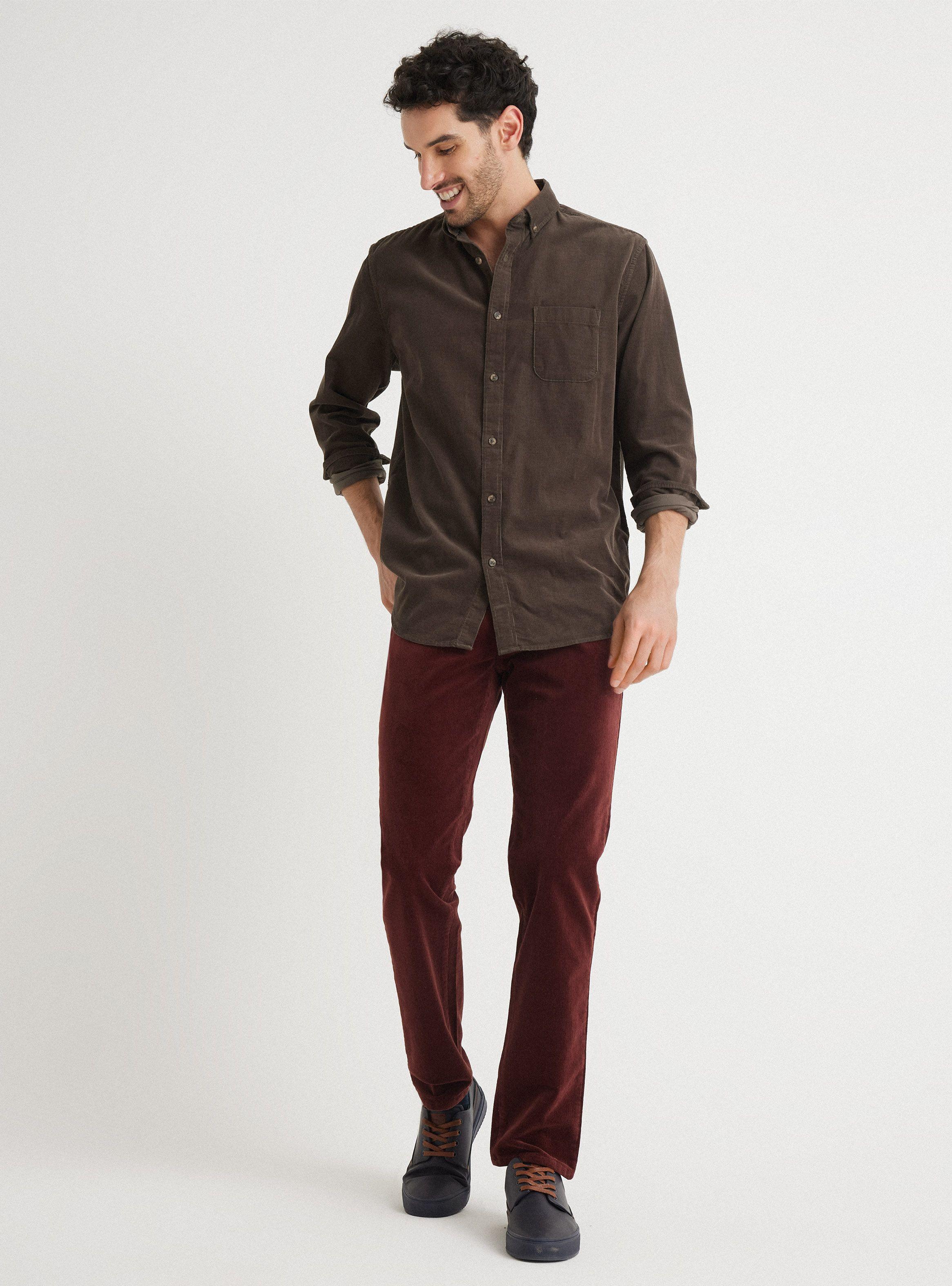 Pantalón Cotelé Slim Fit-4