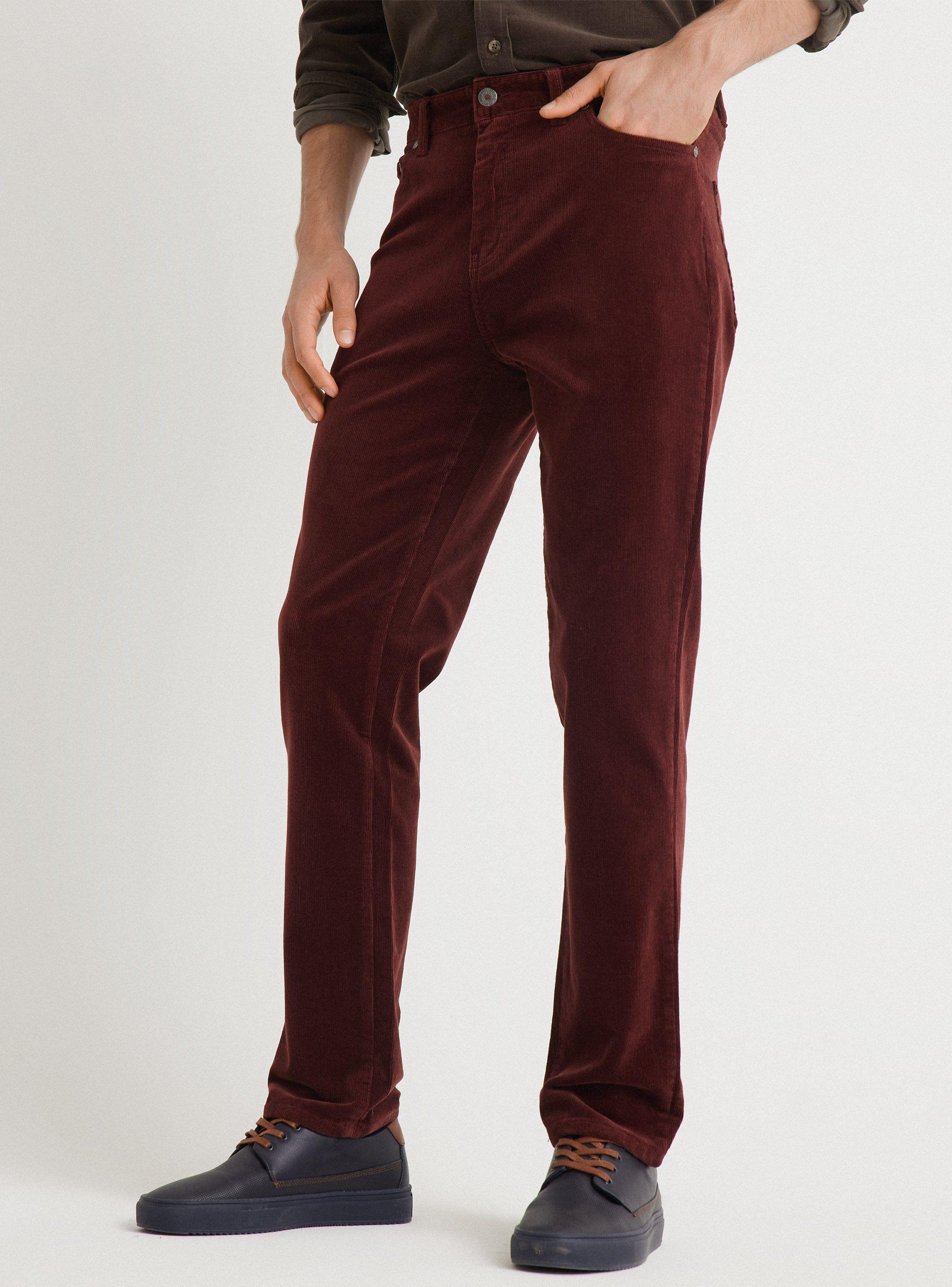 Pantalón Cotelé Slim Fit-0