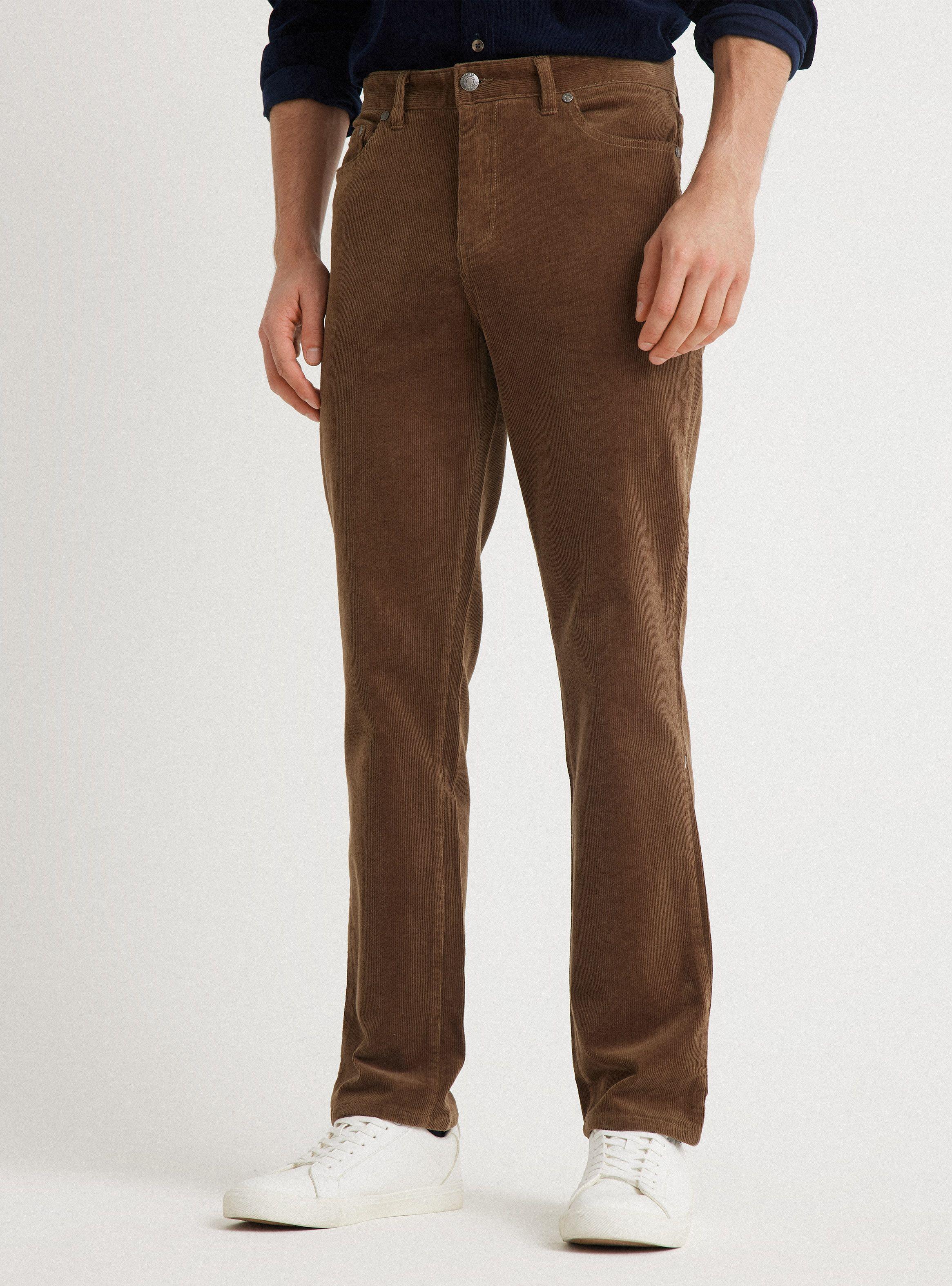 Pantalón Cotelé Slim Fit-0