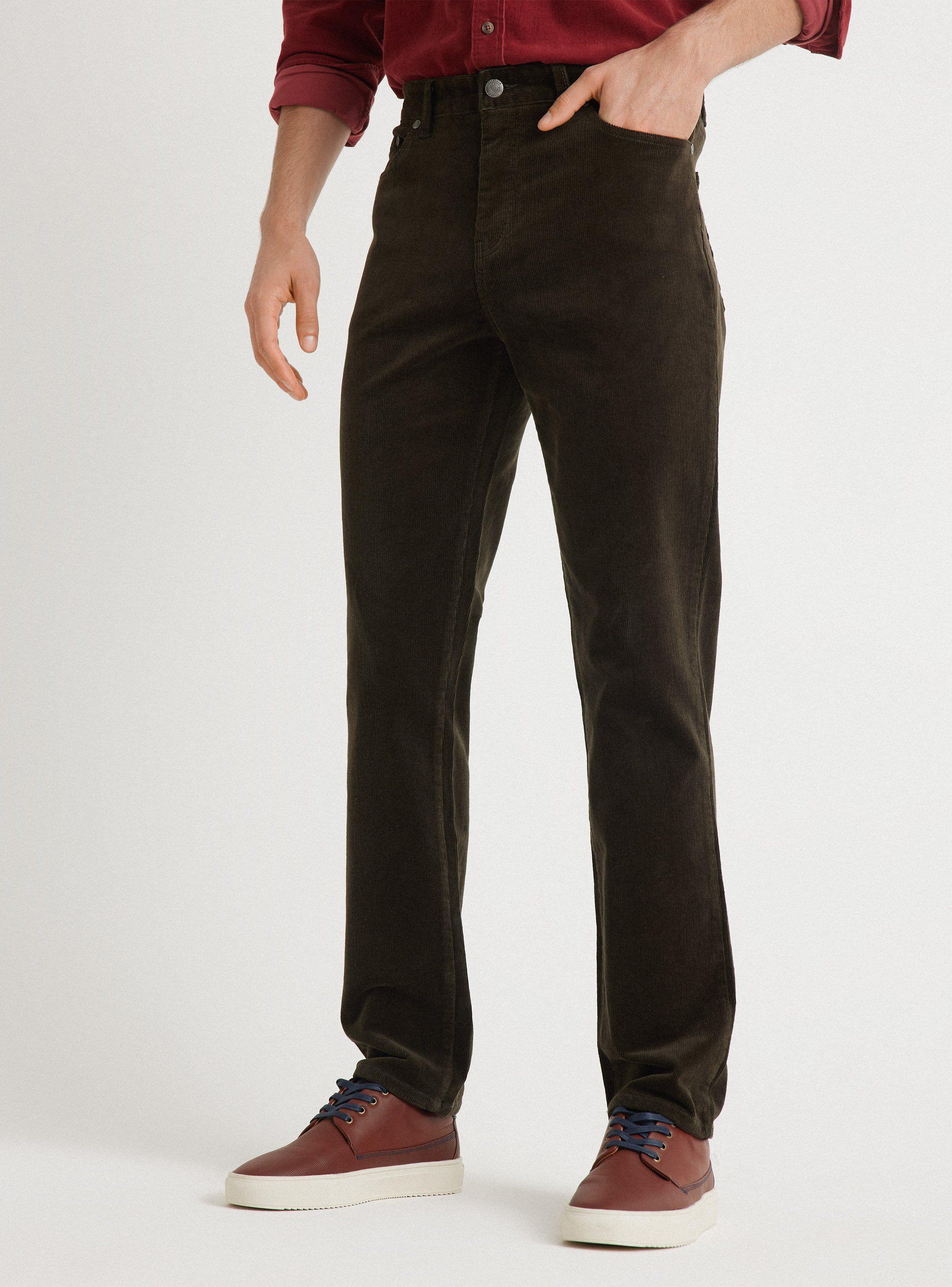 Pantalón Cotelé Slim Fit-0