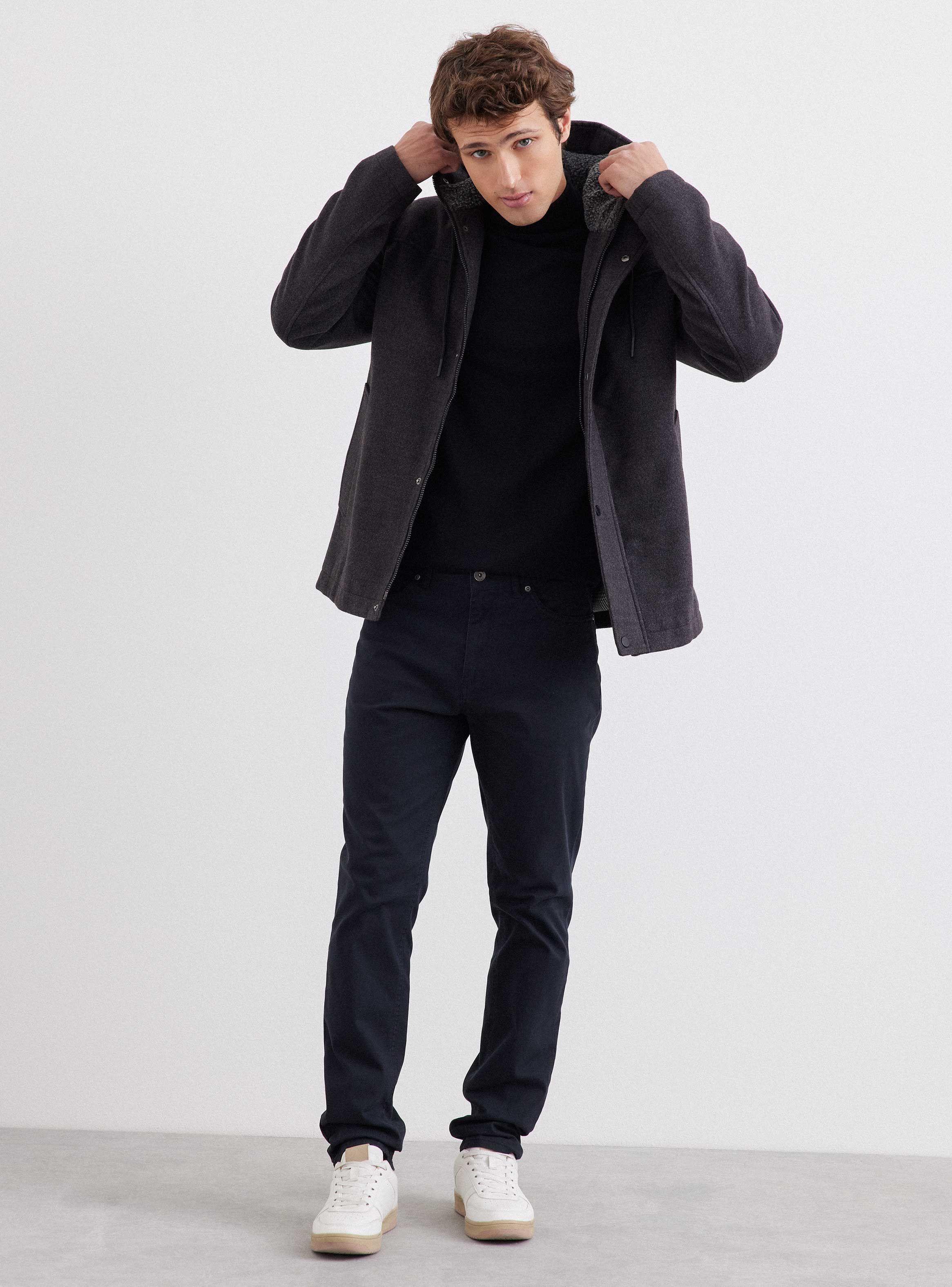 Abrigo Hoodie Sherpa-4