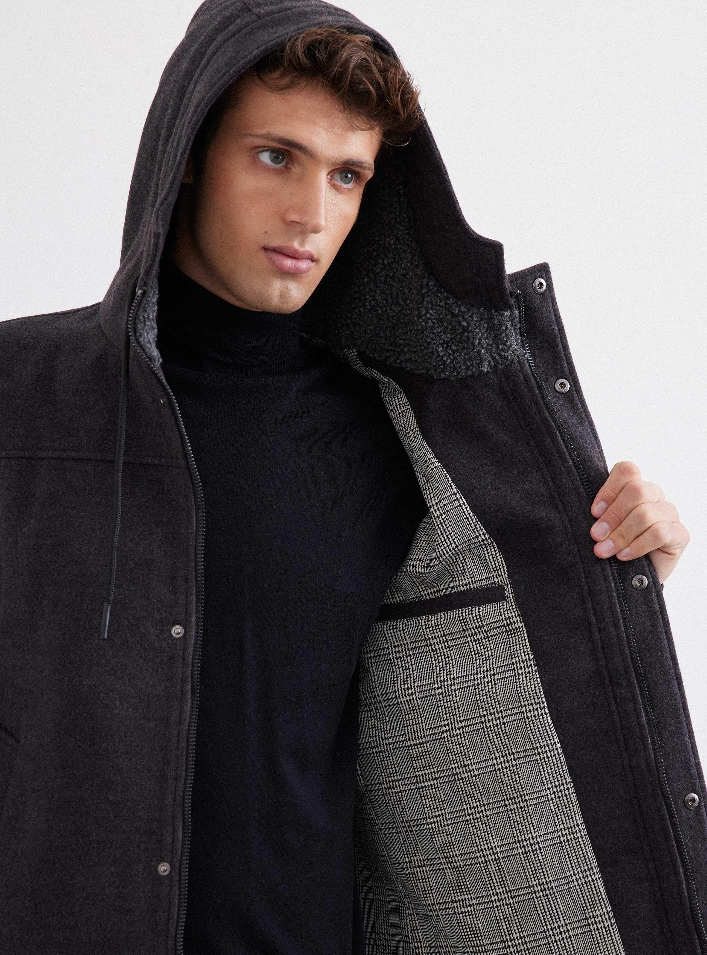 Abrigo Hoodie Sherpa-2