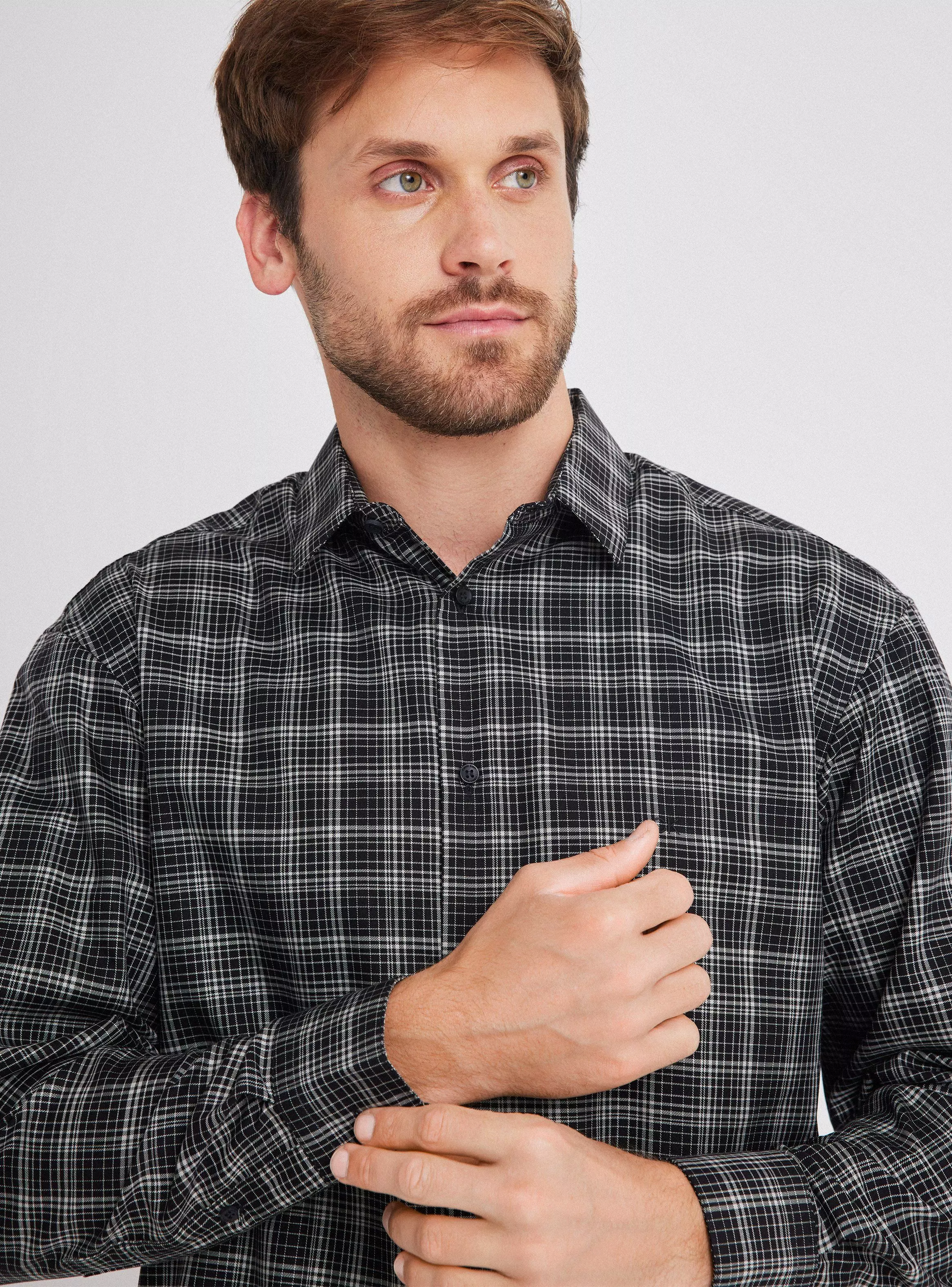 Camisa Ml Regular Fit Geo-2