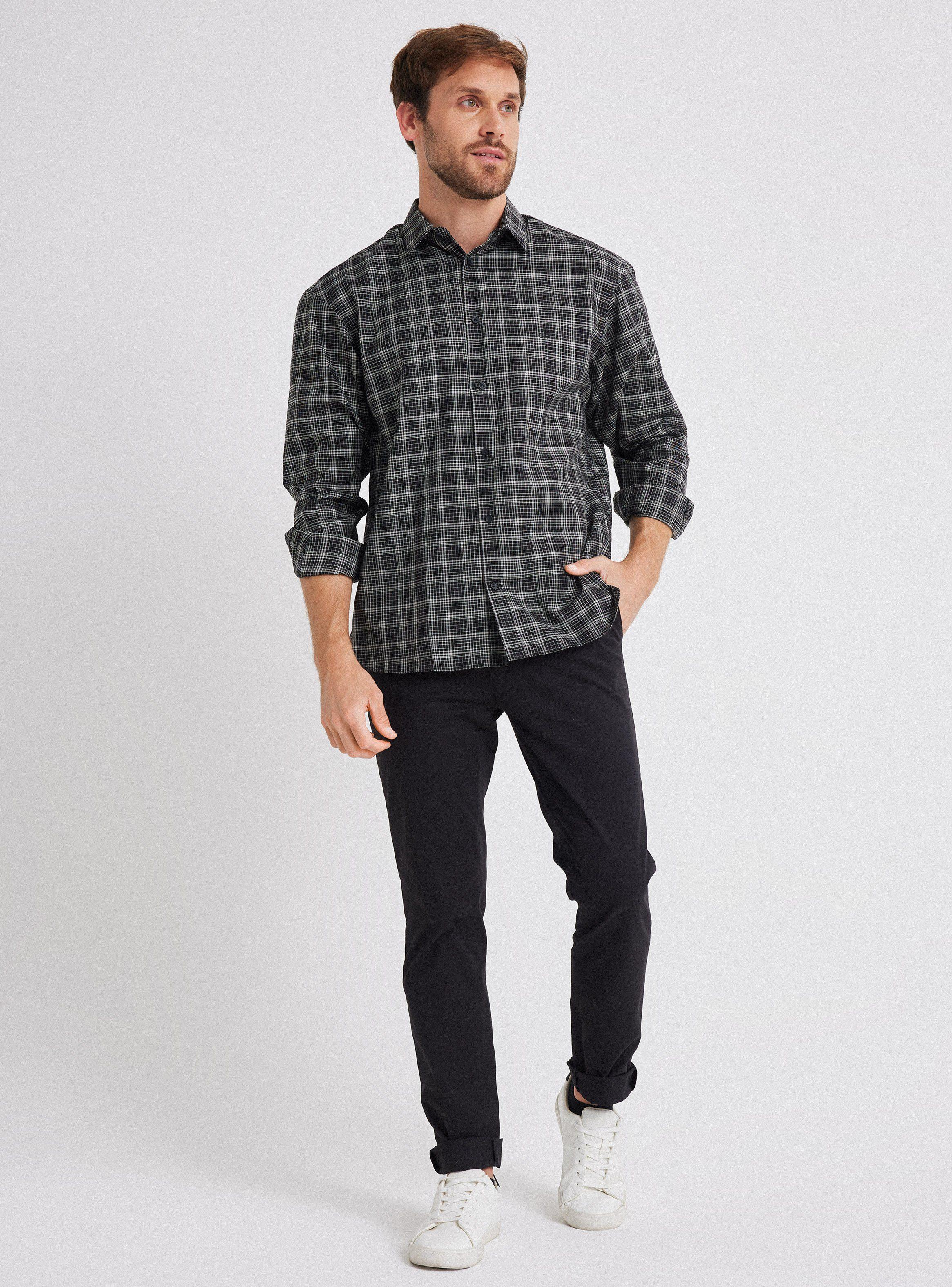 Camisa Ml Regular Fit Geo-3