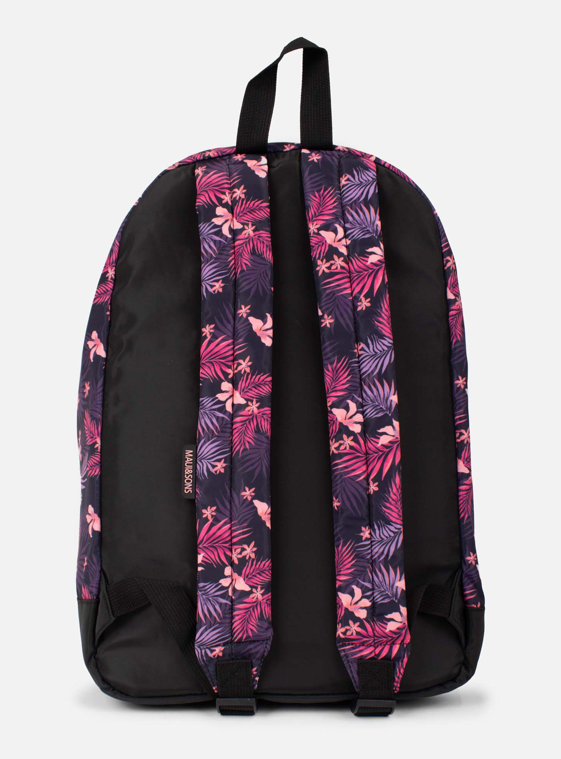 Mochila Fucsia Flowers-1